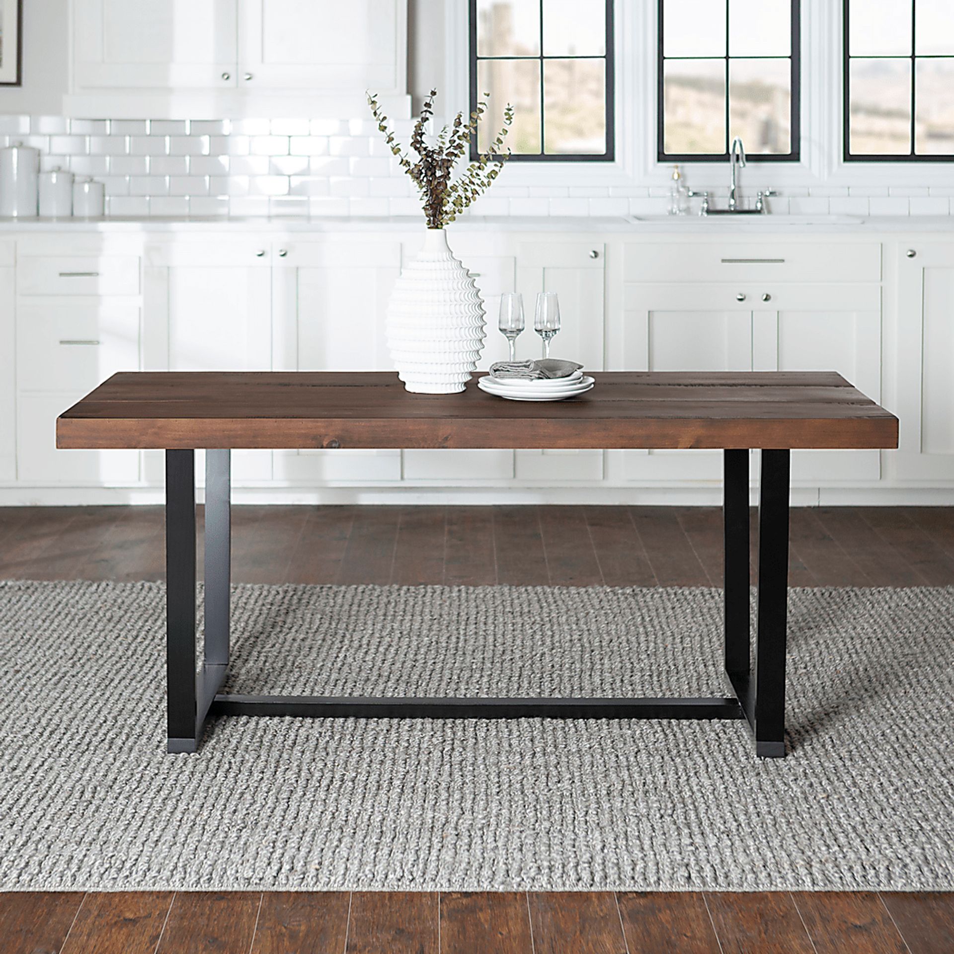 Muirwood Dark Brown Dining Table - Image 4