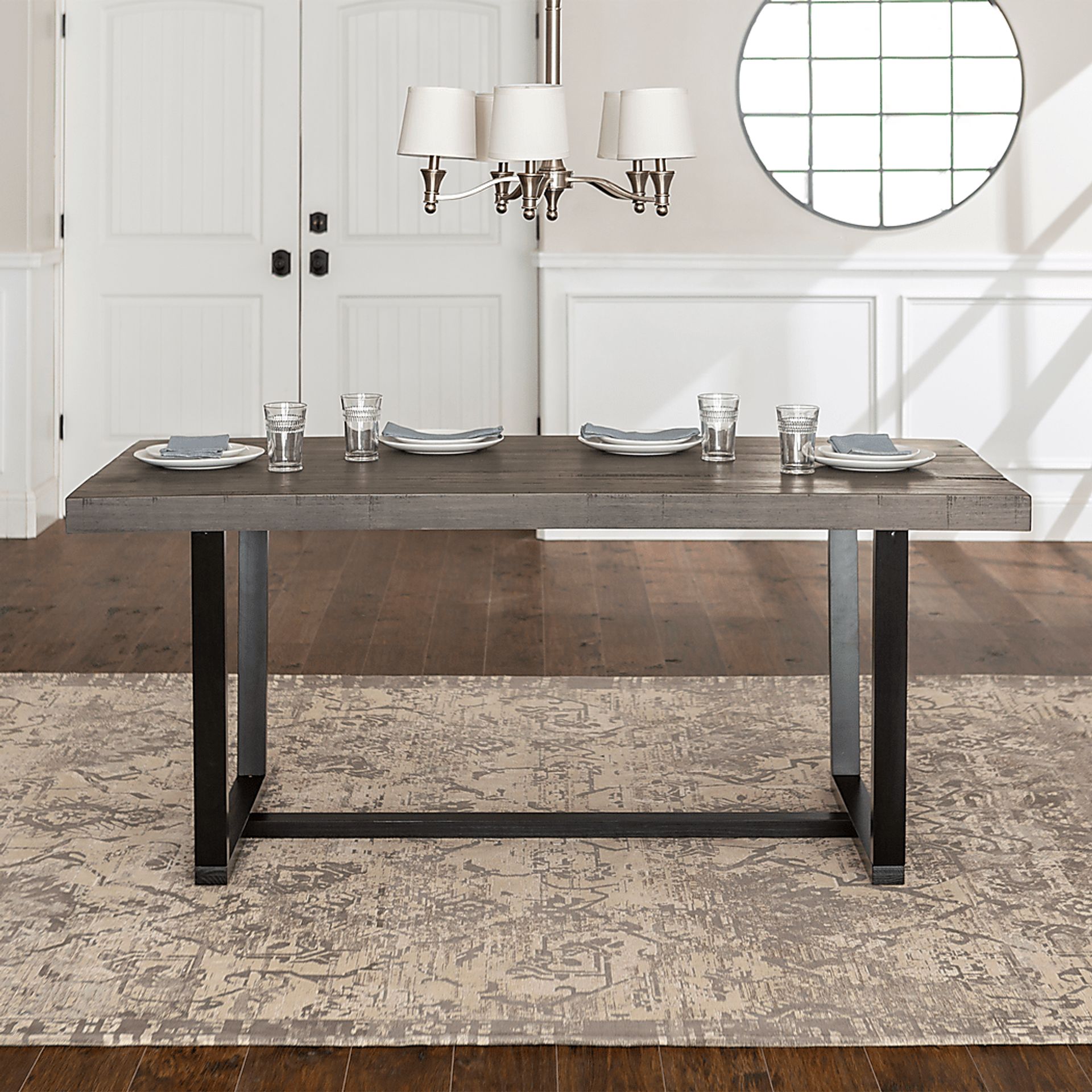 Muirwood Gray Dining Table - Image 4