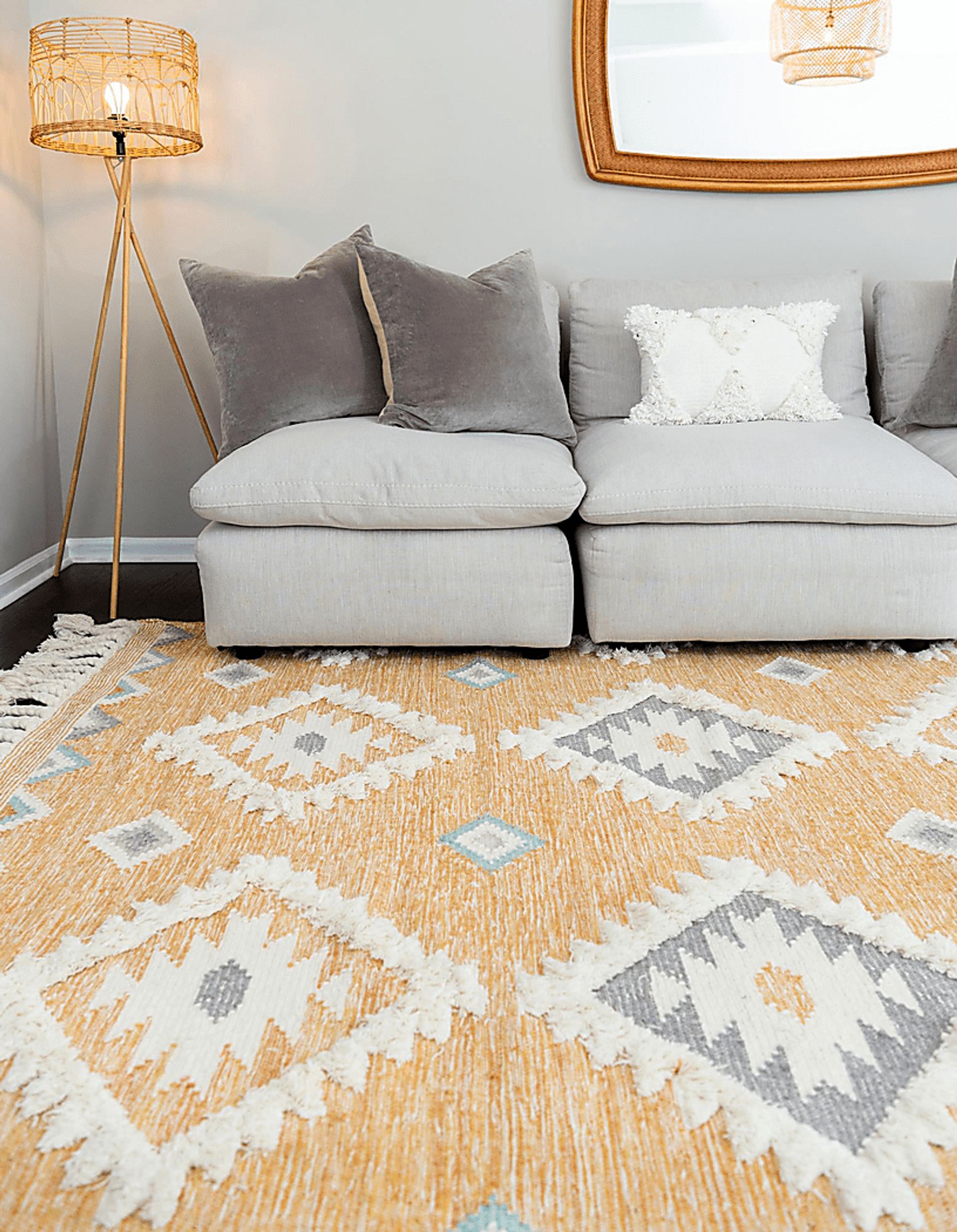 Mulde Yellow 9' x 12'2 Rug - Image 7