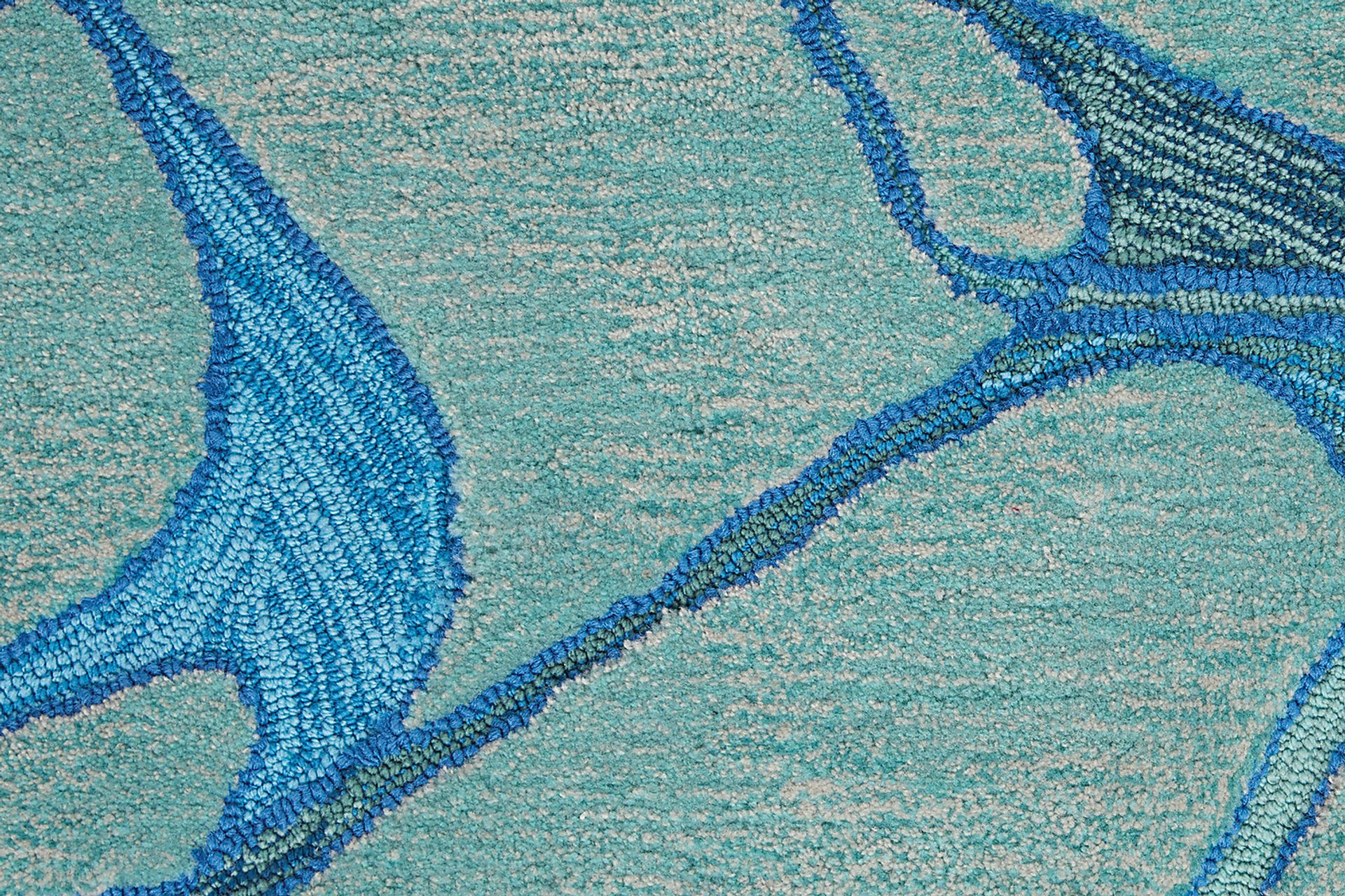 Muldein Aqua 7'9" x 9'9" Rug - Image 2