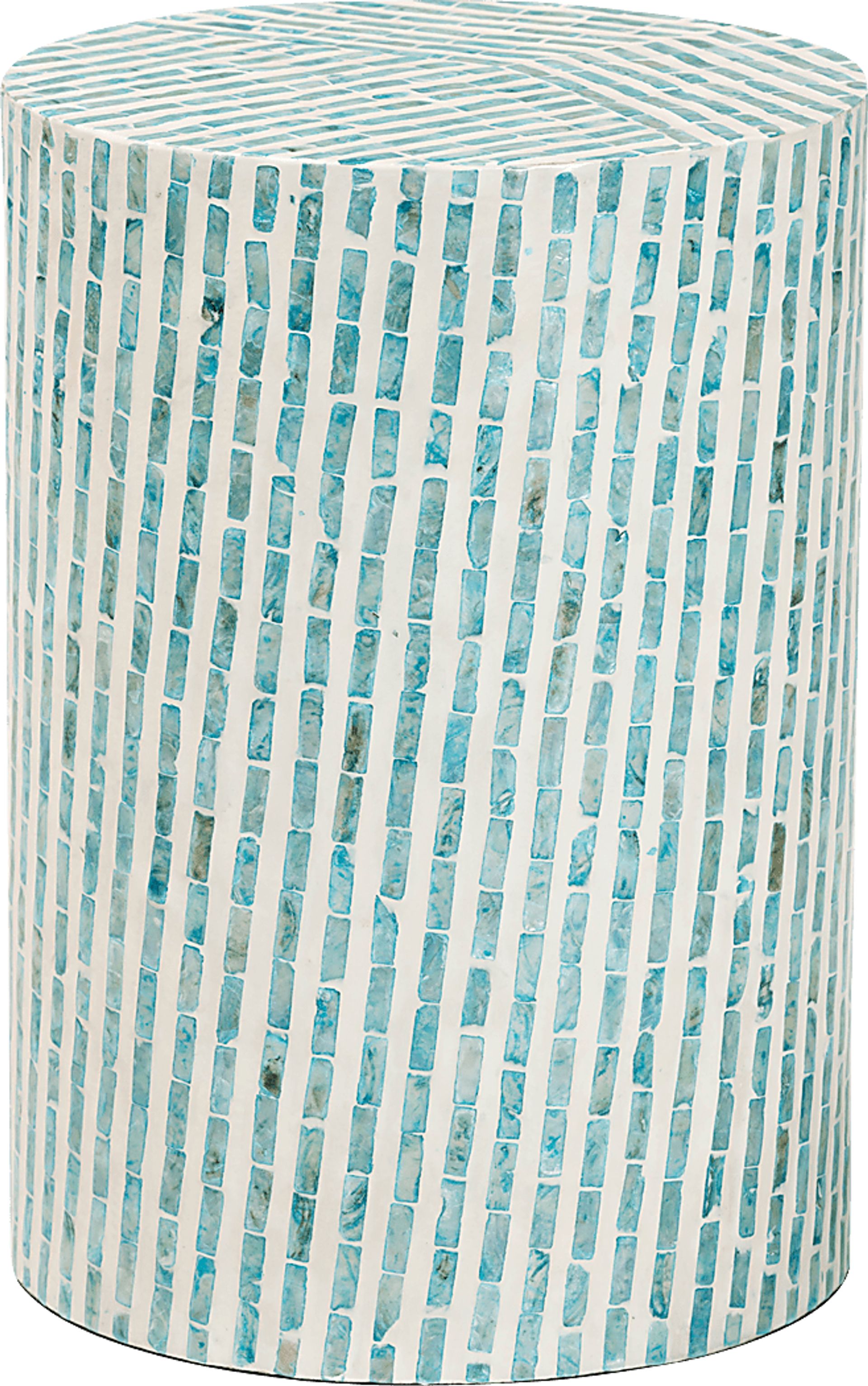 Muldrow Blue End Table - Image 1