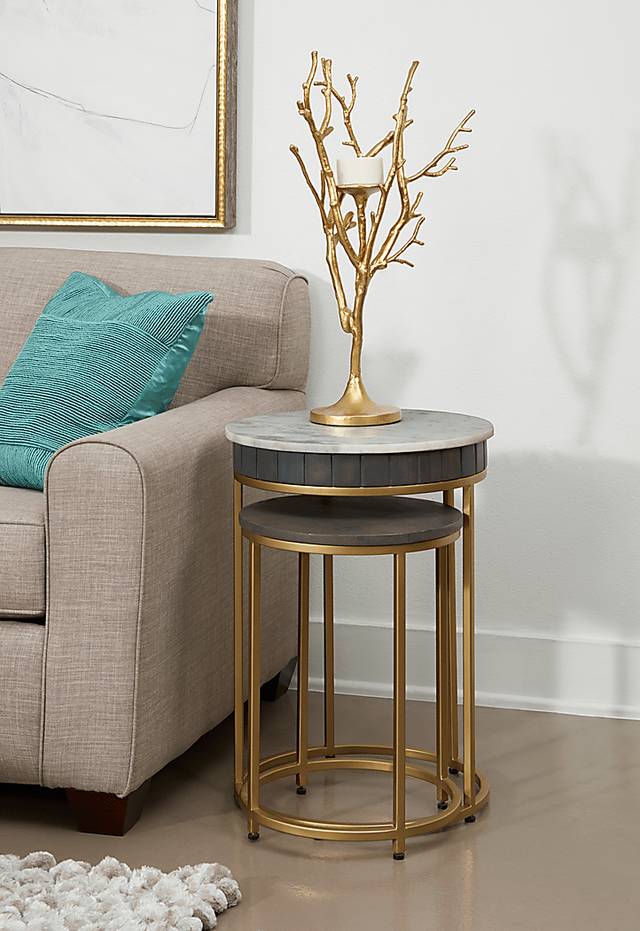 Mulga Gray Nesting End Table, Set of 2 - Thumbnail - Image 2