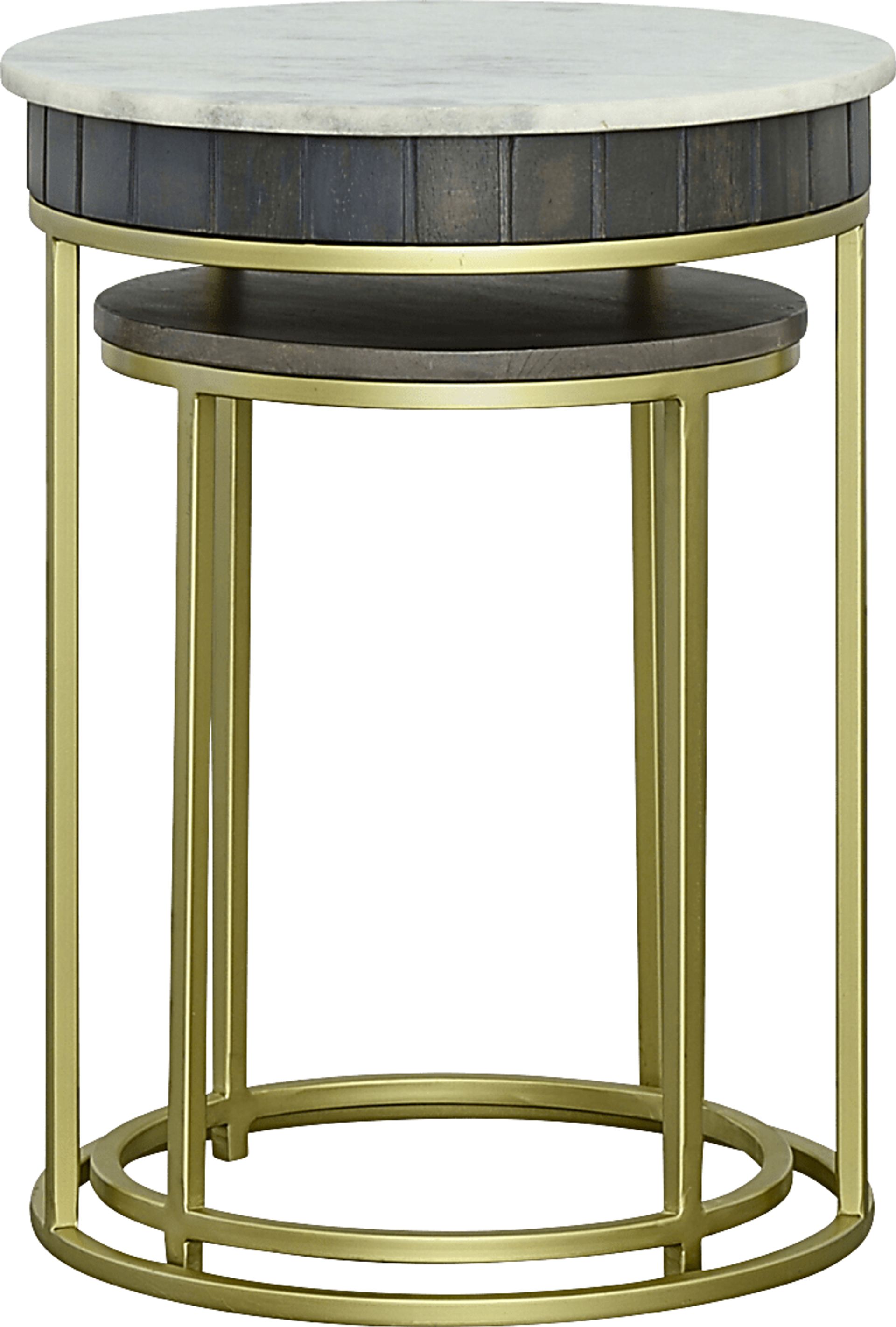 Mulga Gray Nesting End Table, Set of 2 - Image 3
