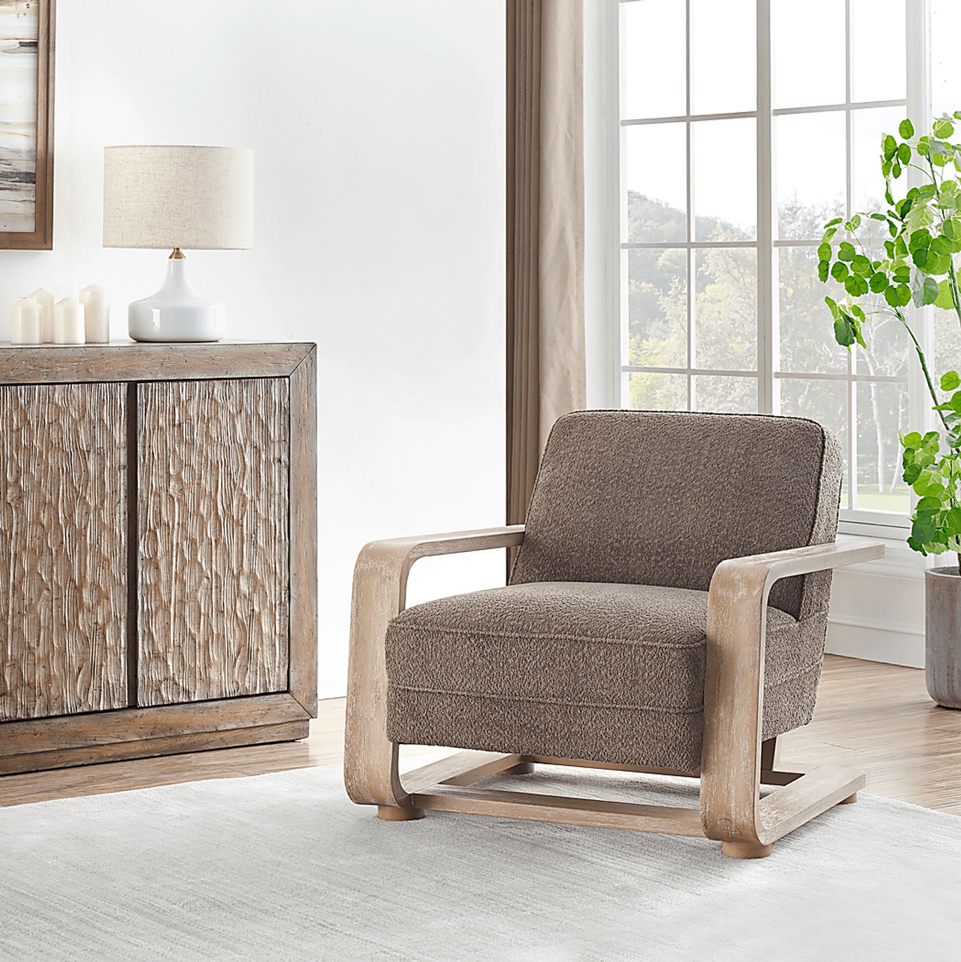 Mulherin Brown Accent Chair - Image 2