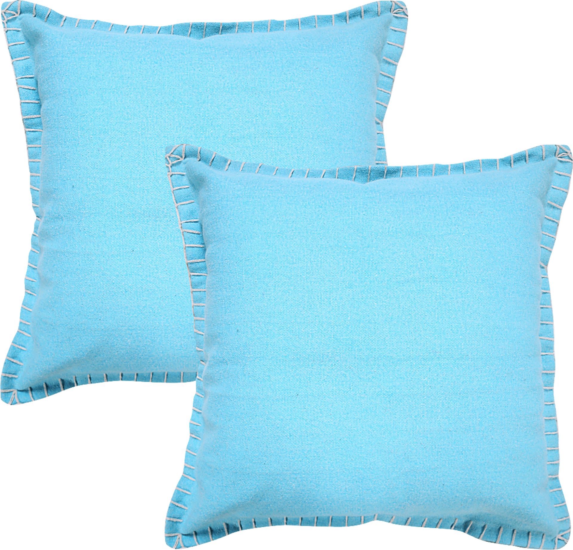 Mulland Aqua Pillow, Set of 2 - Image 1