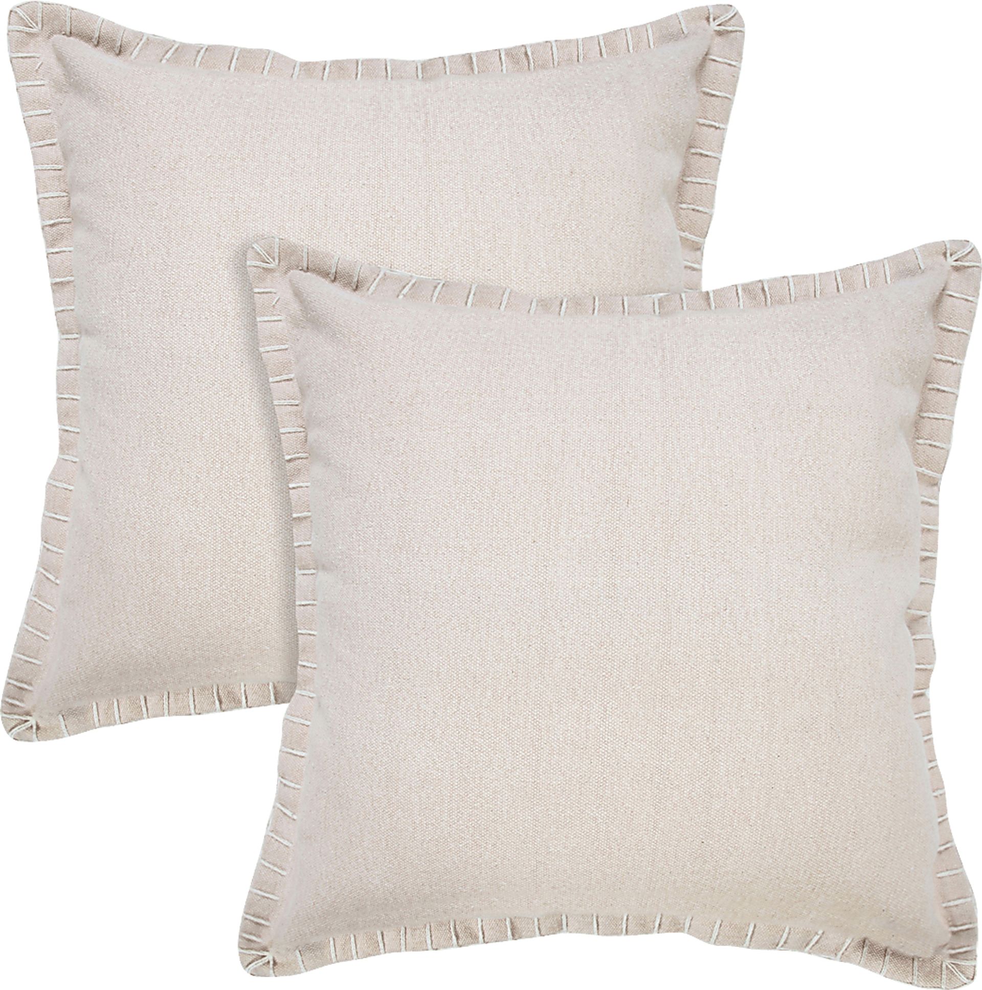 Mulland Beige Pillow, Set of 2 - Image 1