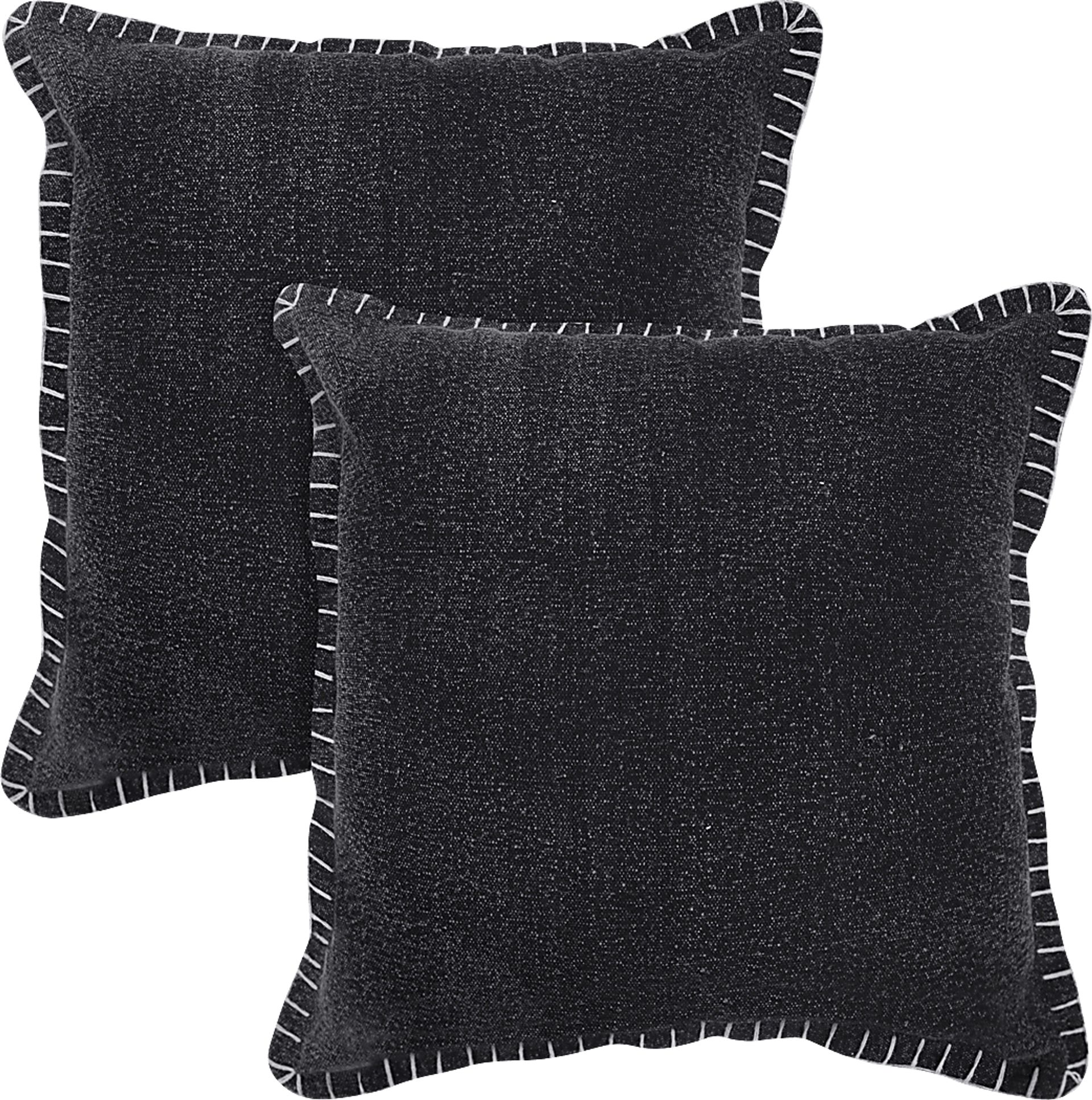 Mulland Charcoal Pillow, Set of 2 - Image 1