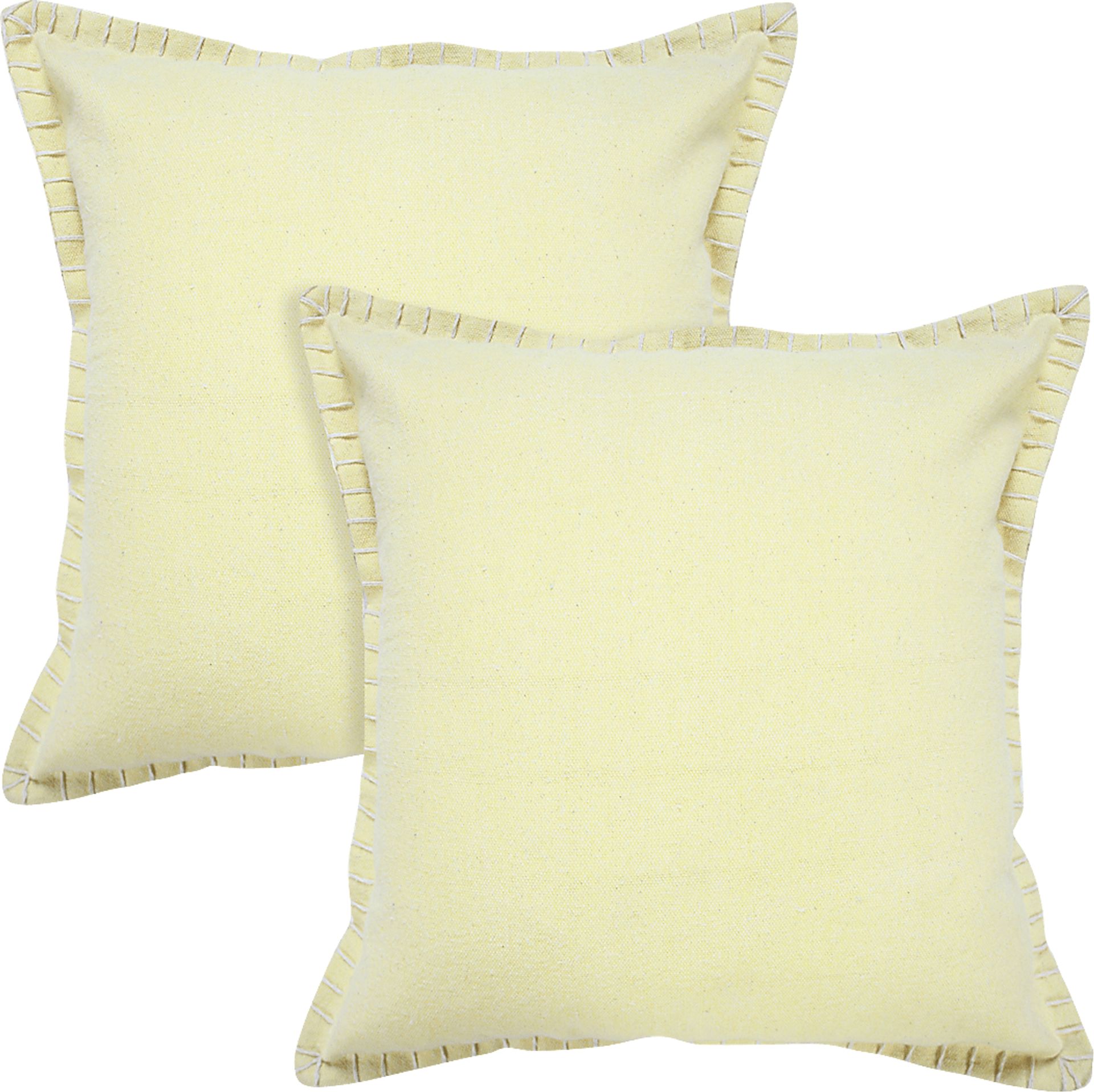 Mulland Yellow Pillow, Set of 2 - Image 1