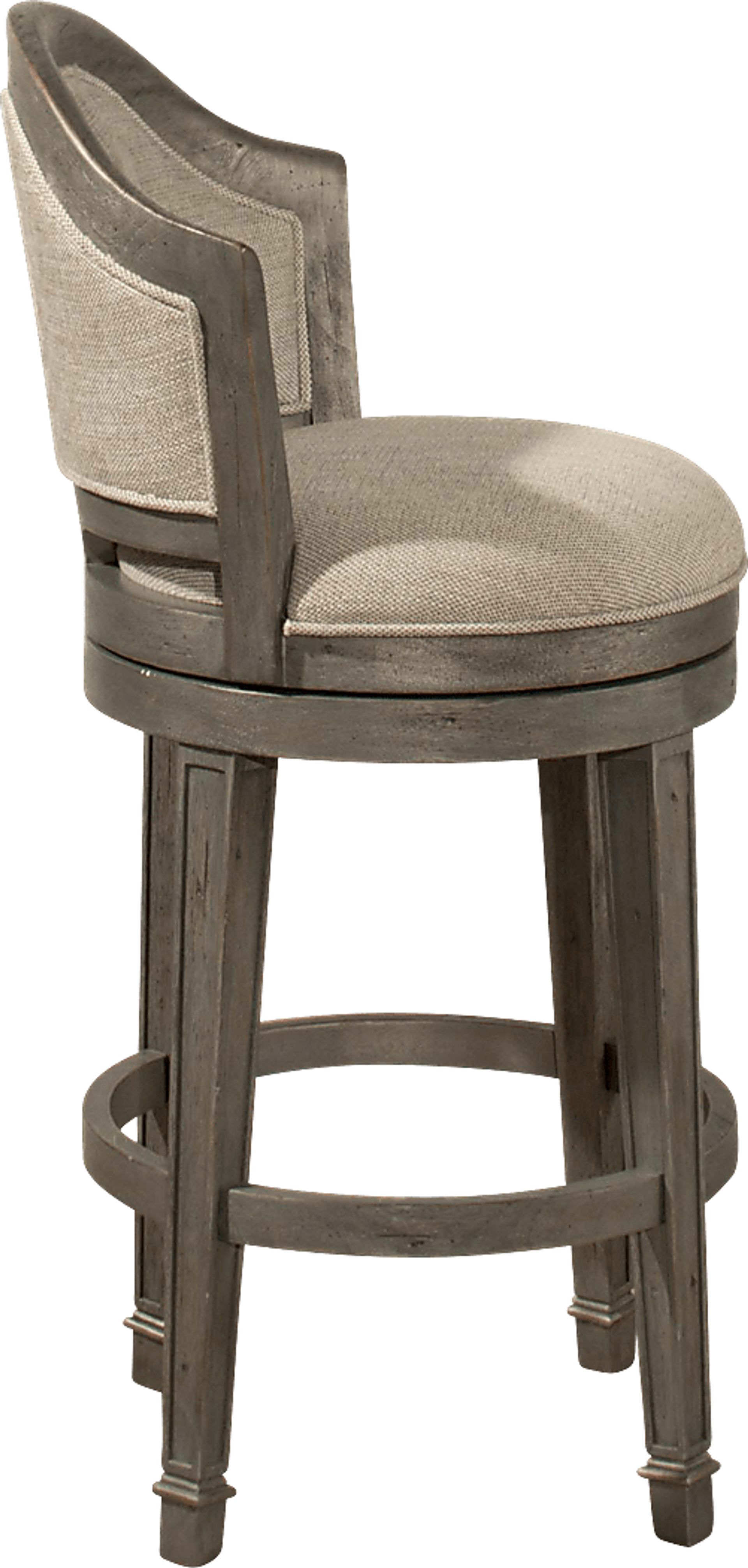 Mullein Gray Swivel Counter Height Stool - Image 4