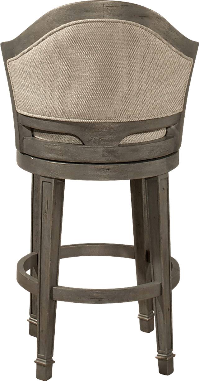 Mullein Gray Swivel Counter Height Stool - Thumbnail - Image 5
