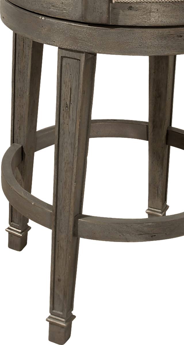 Mullein Gray Swivel Counter Height Stool - Thumbnail - Image 8