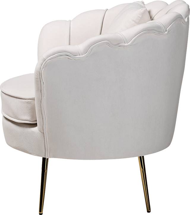 Mulvehill Beige Accent Chair - Thumbnail - Image 4