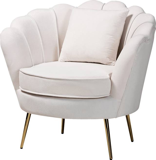 Mulvehill Beige Accent Chair - Thumbnail - Image 1