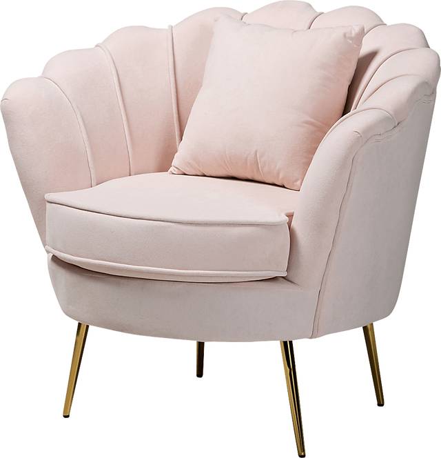 Mulvehill Blush Accent Chair - Thumbnail - Image 1