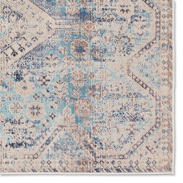 Mumbai Aqua 5' x 8' Rug - Thumbnail - Image 5