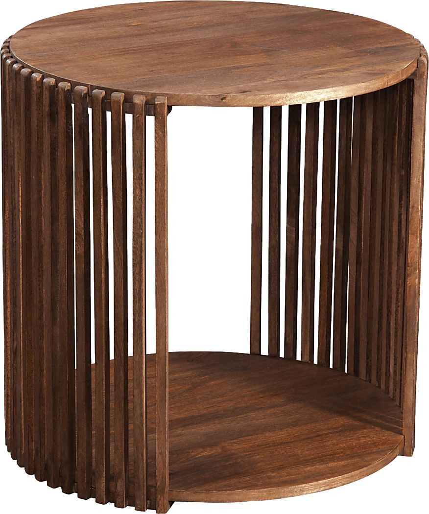 Munia Brown End Table