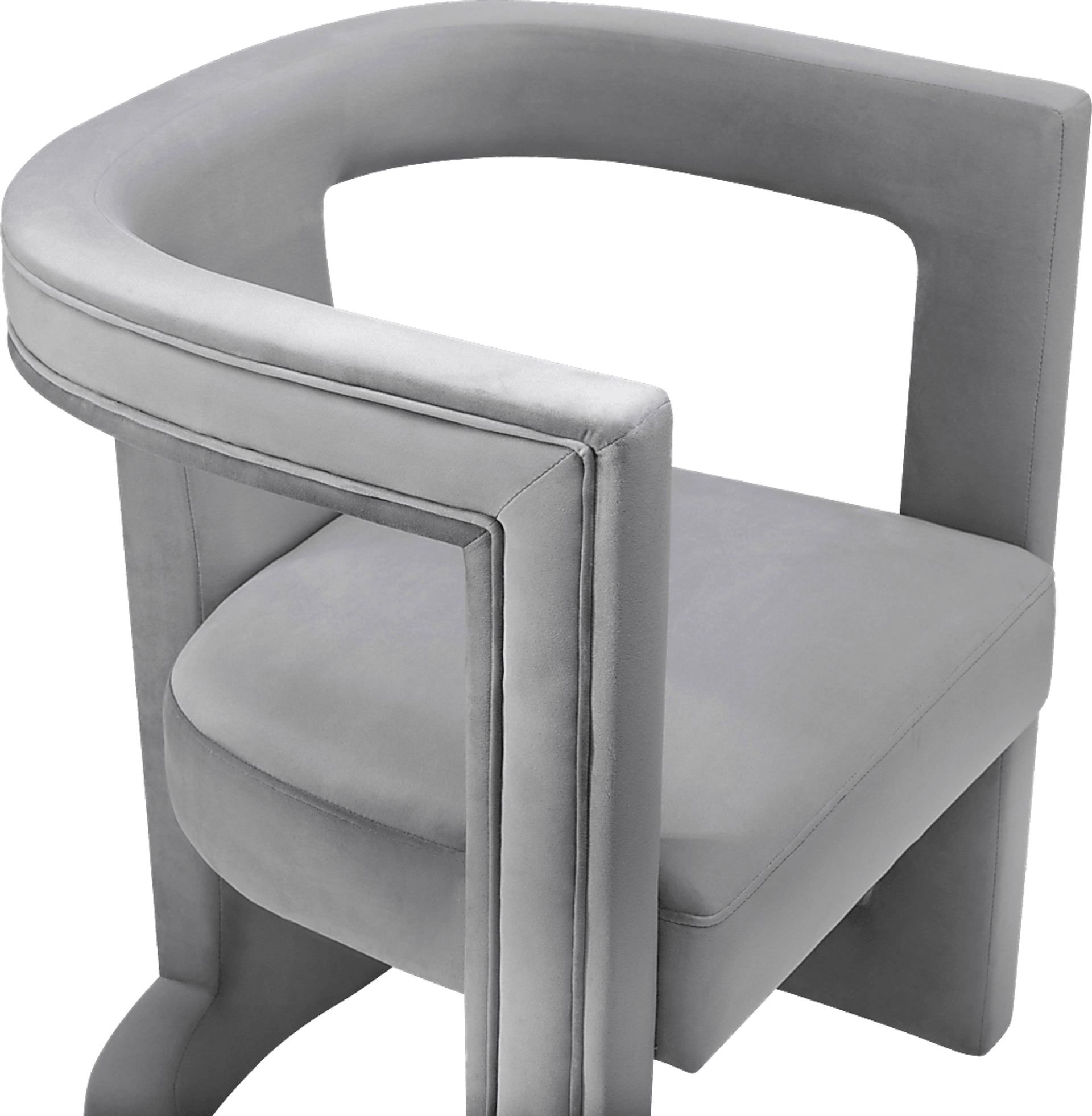Munsey Gray Accent Chair - Image 4