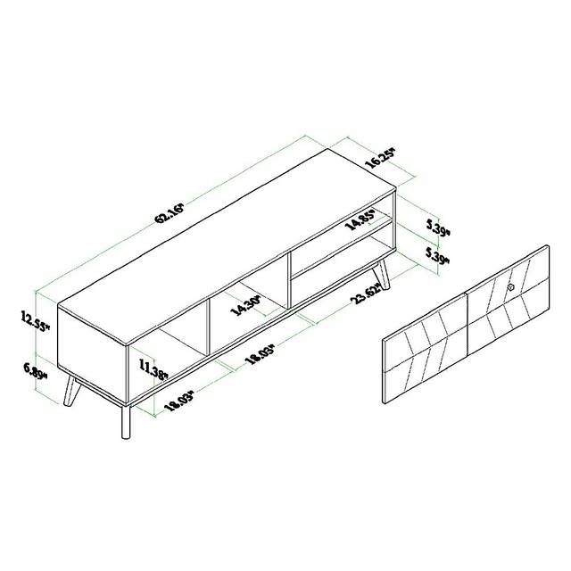 Munstead Brown 62.5 in. Console - Thumbnail - Image 10