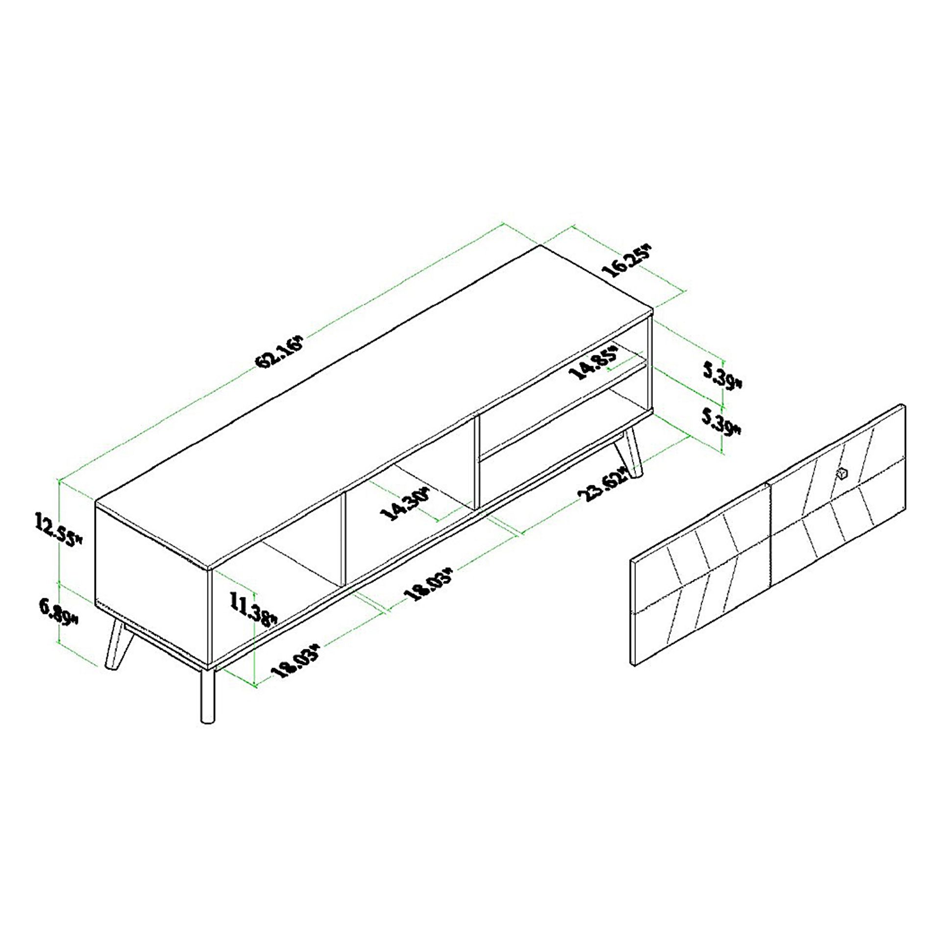 Munstead Brown 62.5 in. Console - Image 10