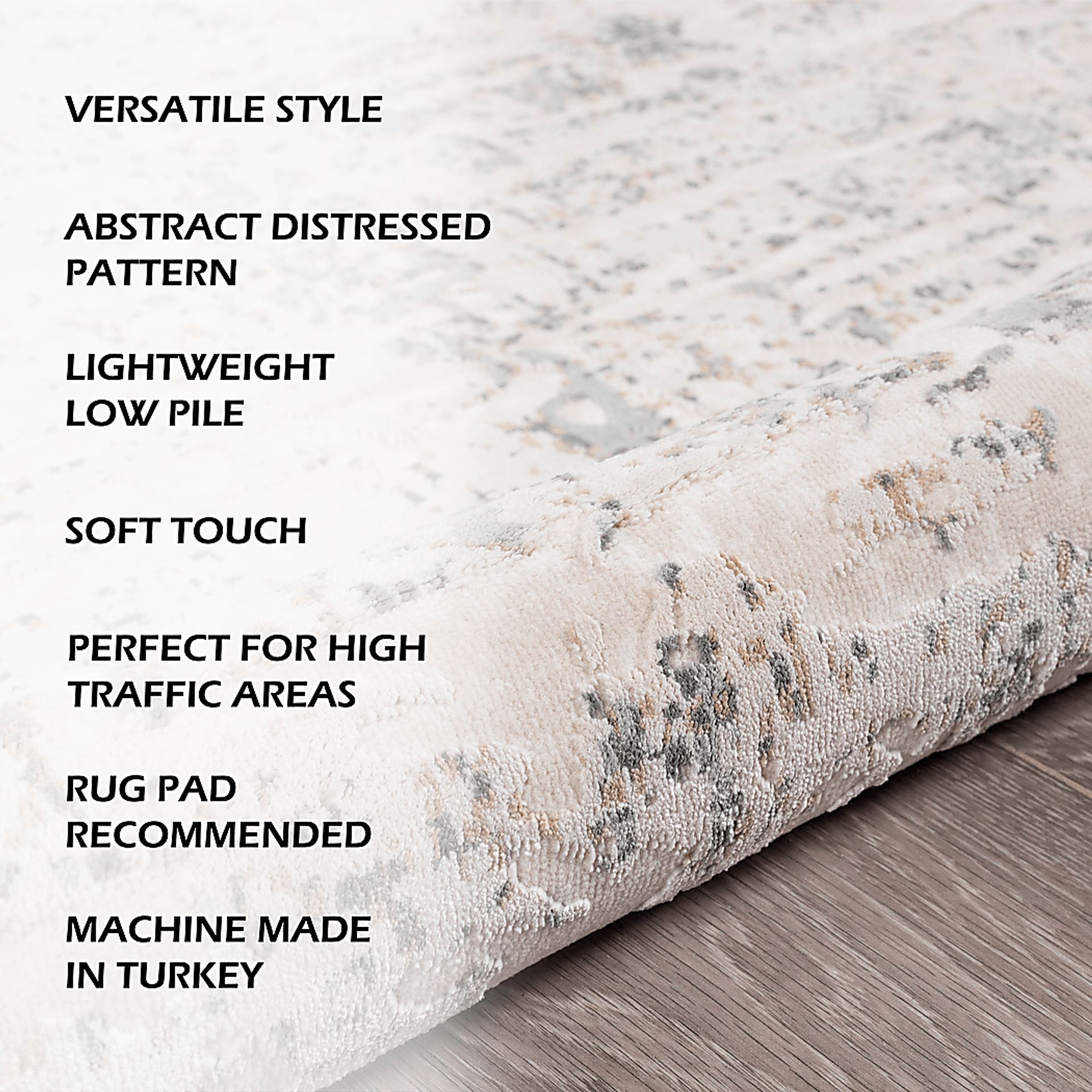 Muntry Cream/Multi 5'3 x 7'3 Rug - Image 8