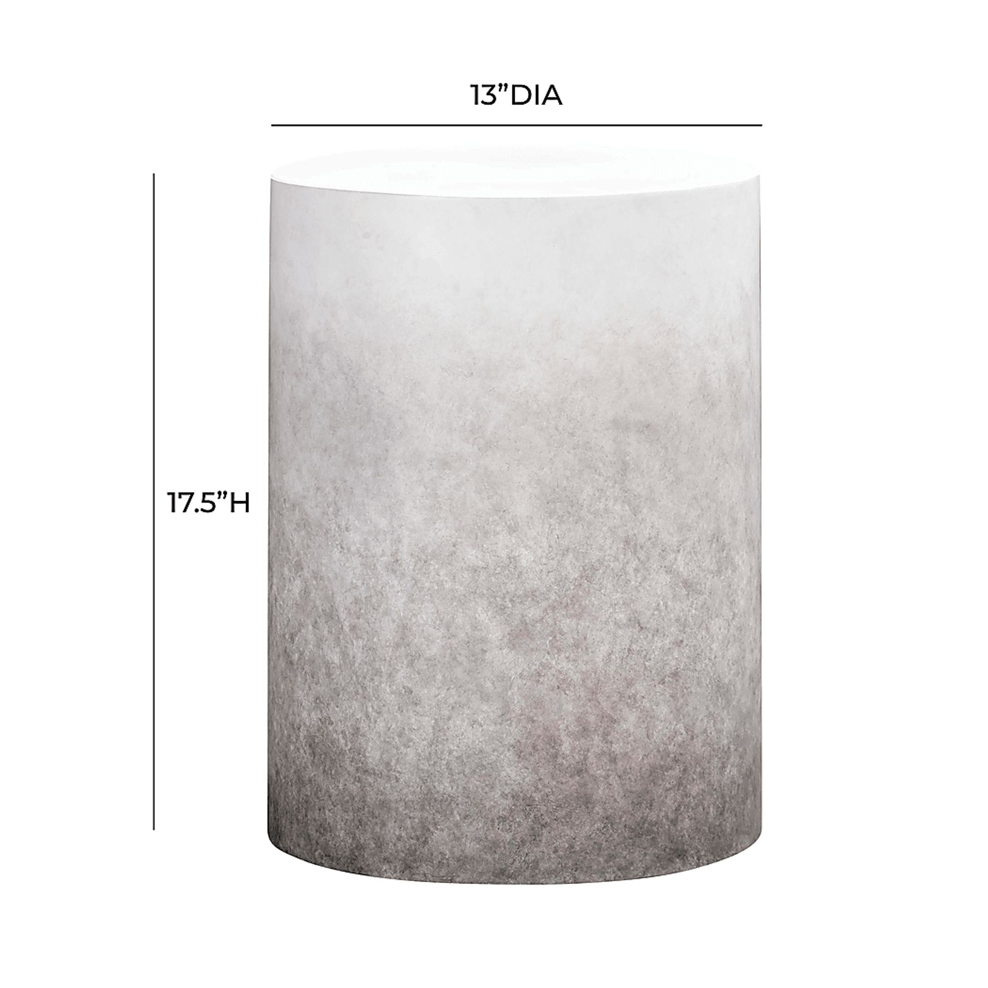 Muret Gray Accent Stool - Image 7