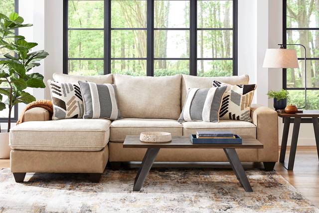 Murphy Beige 2 Pc Sectional - Thumbnail - Image 2