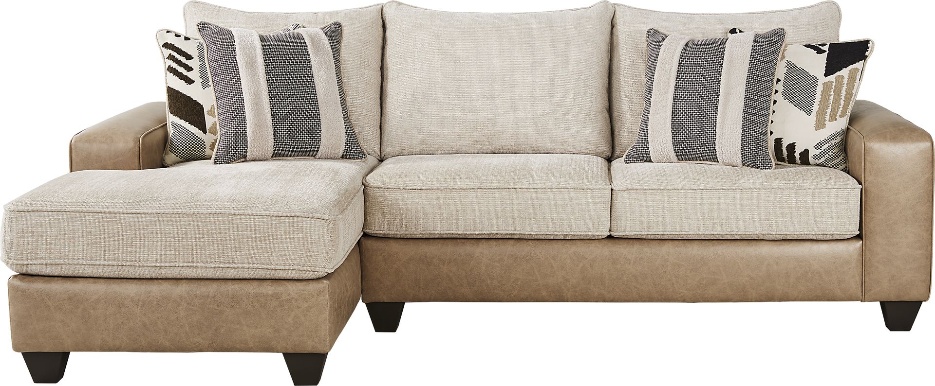 Murphy Beige 2 Pc Sectional - Image 1