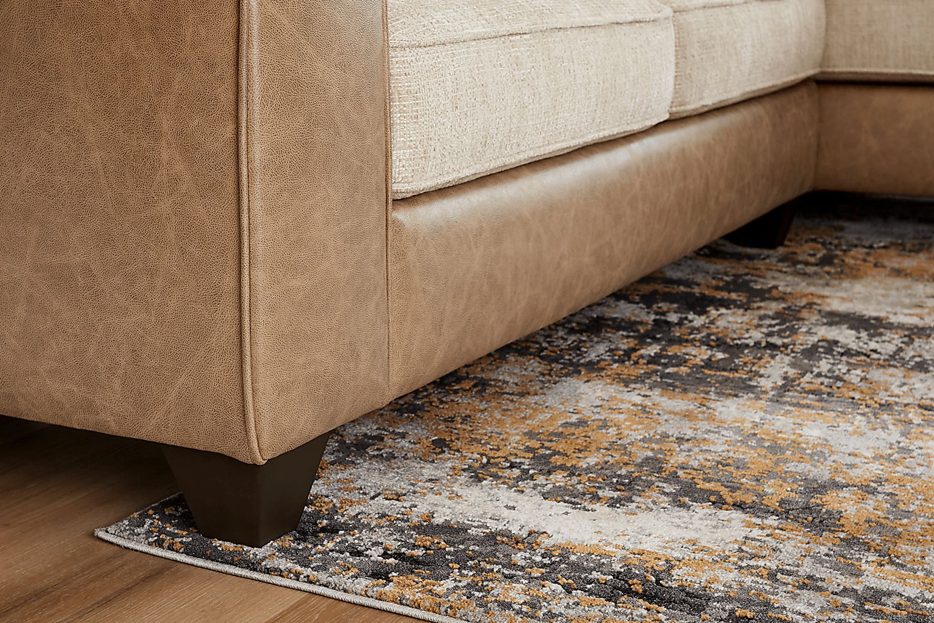 Murphy Beige 3 Pc Sectional - Image 3