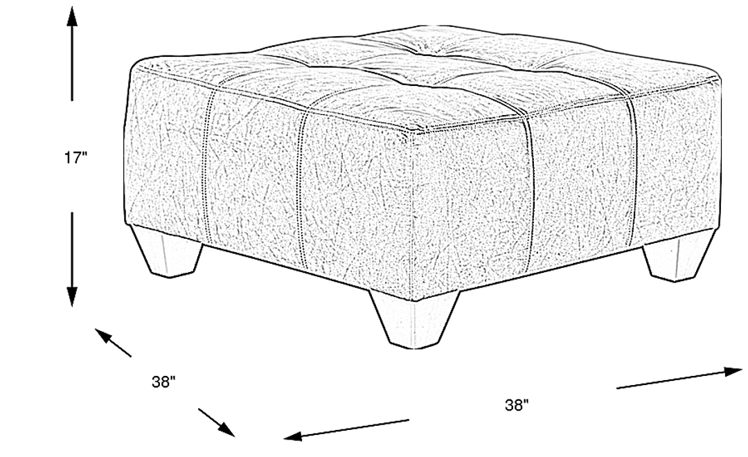 Murphy Cocktail Ottoman