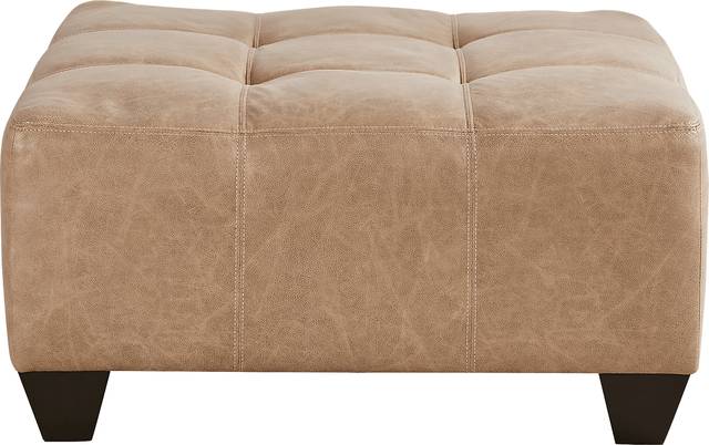 Murphy Beige Cocktail Ottoman - Thumbnail - Image 1