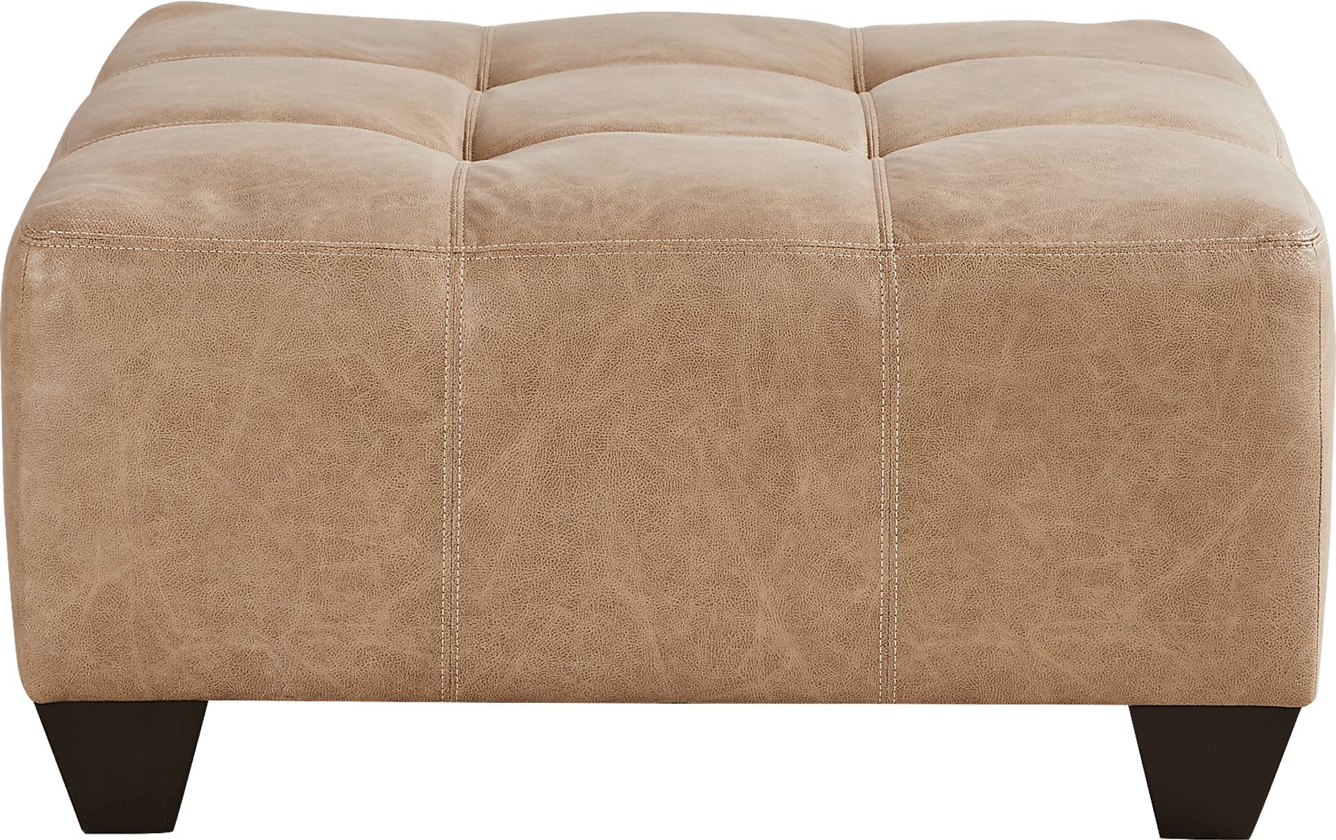 Murphy Beige Cocktail Ottoman - Image 1
