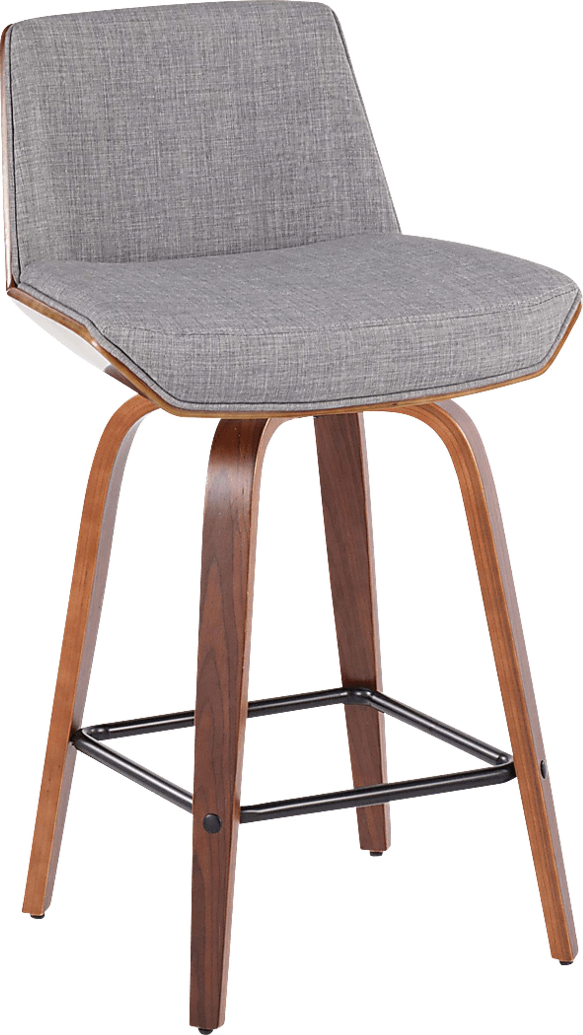 Murpolk Gray Counter Height Stool, Set of 2 - Image 4