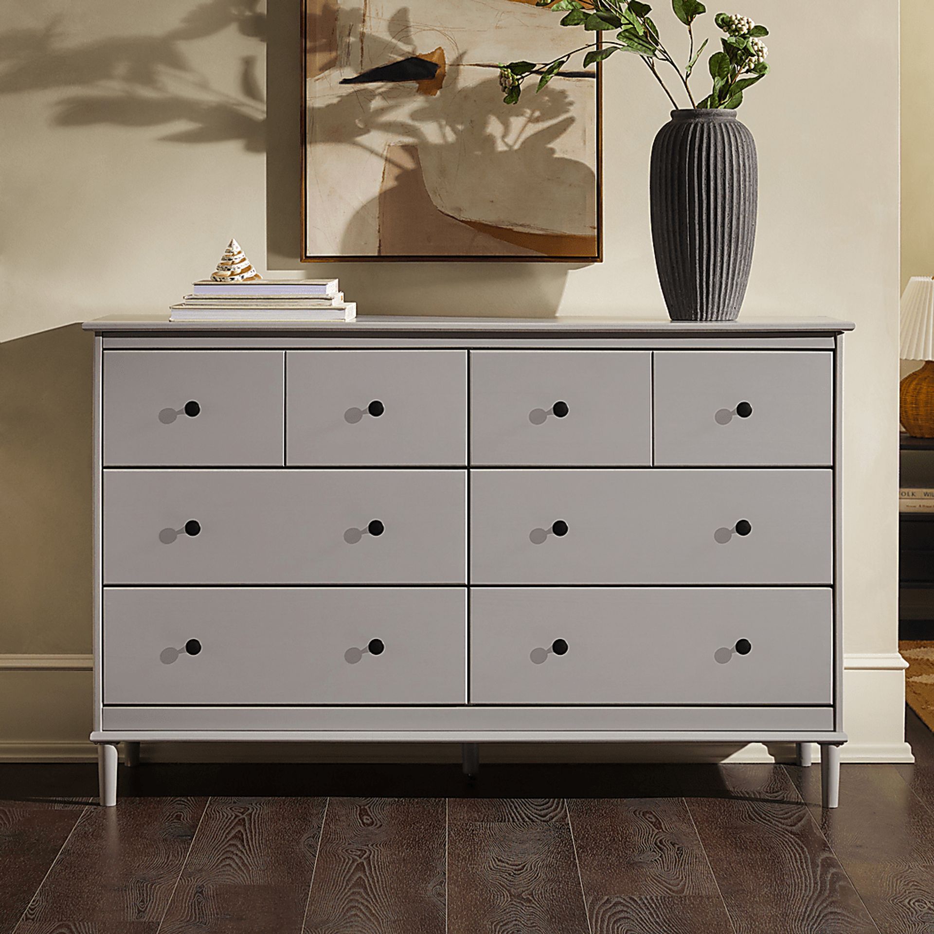 Murrell Gray 6 Drawer Dresser - Image 3