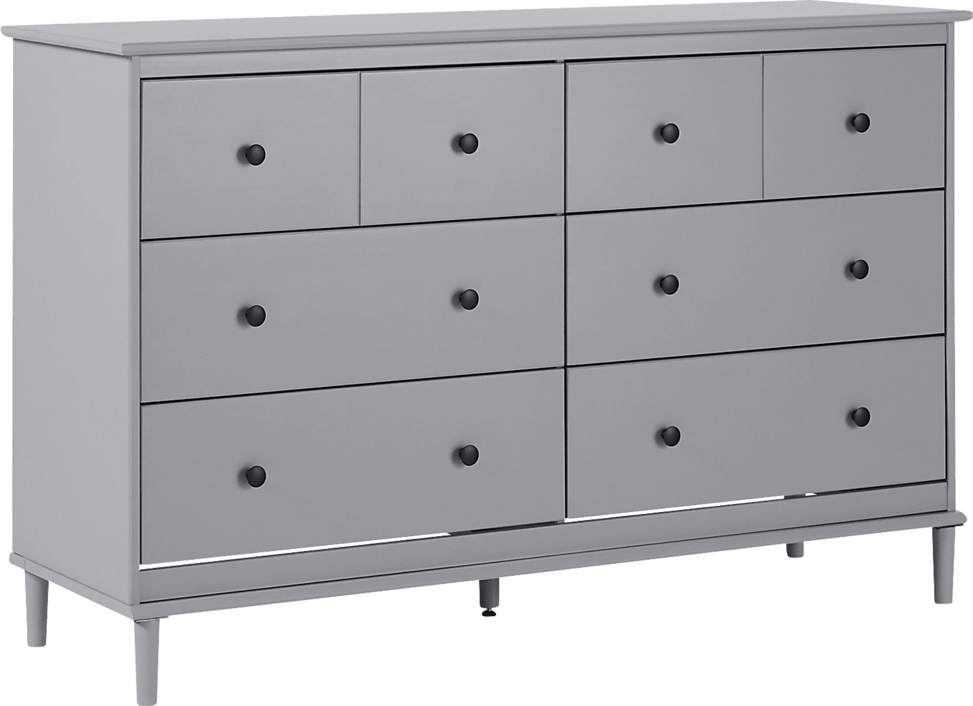 Murrell Gray 6 Drawer Dresser - Image 1