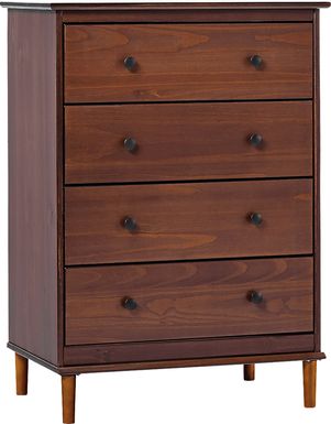 Murrell Walnut 4 Drawer Dresser