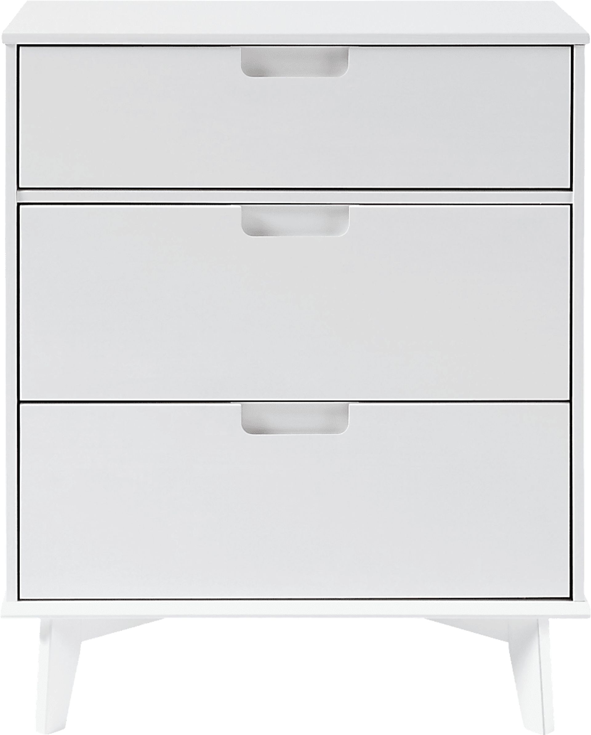 Murrell White 3 Drawer Dresser - Image 4