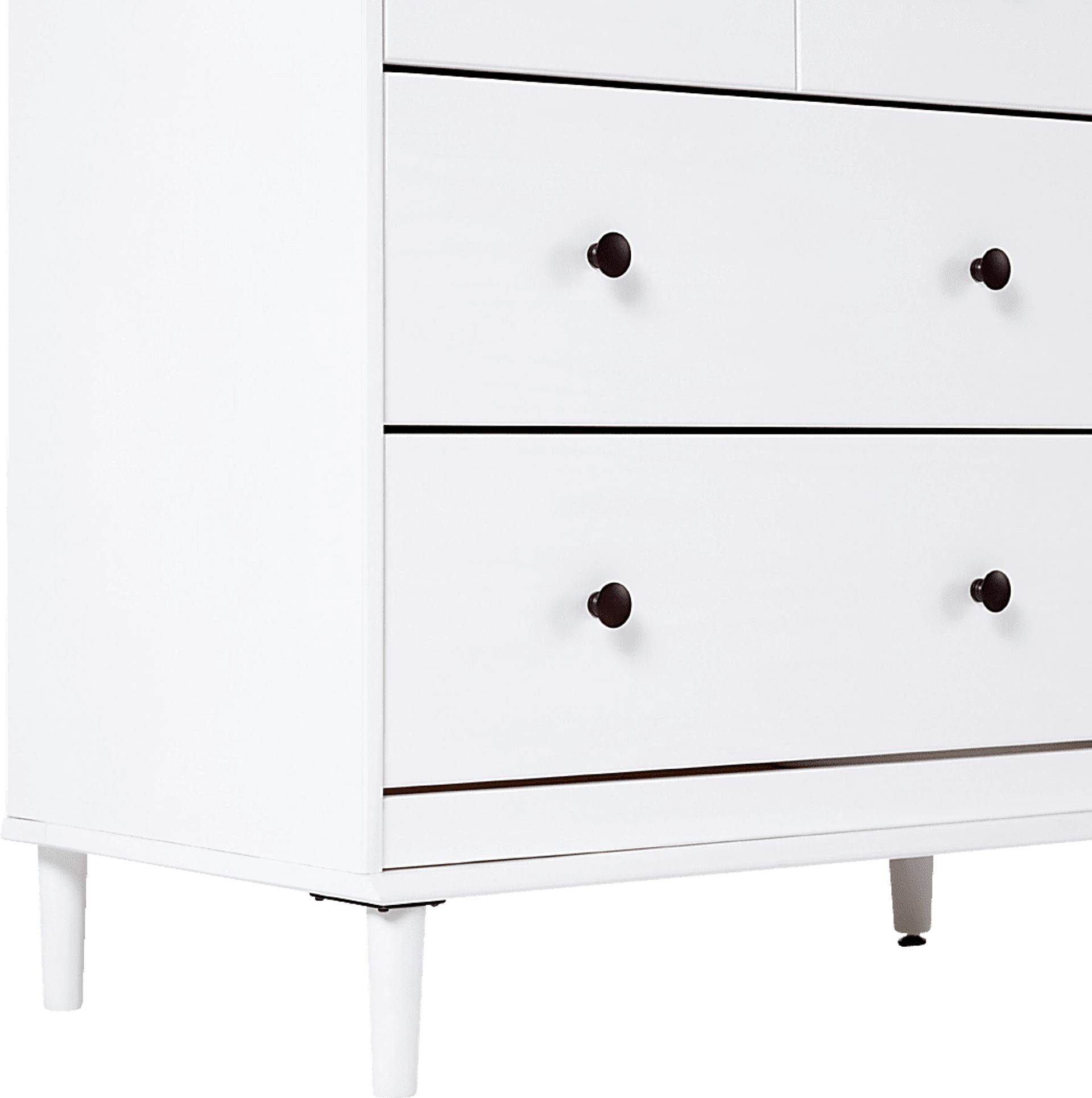 Murrell White 6 Drawer Dresser - Image 6