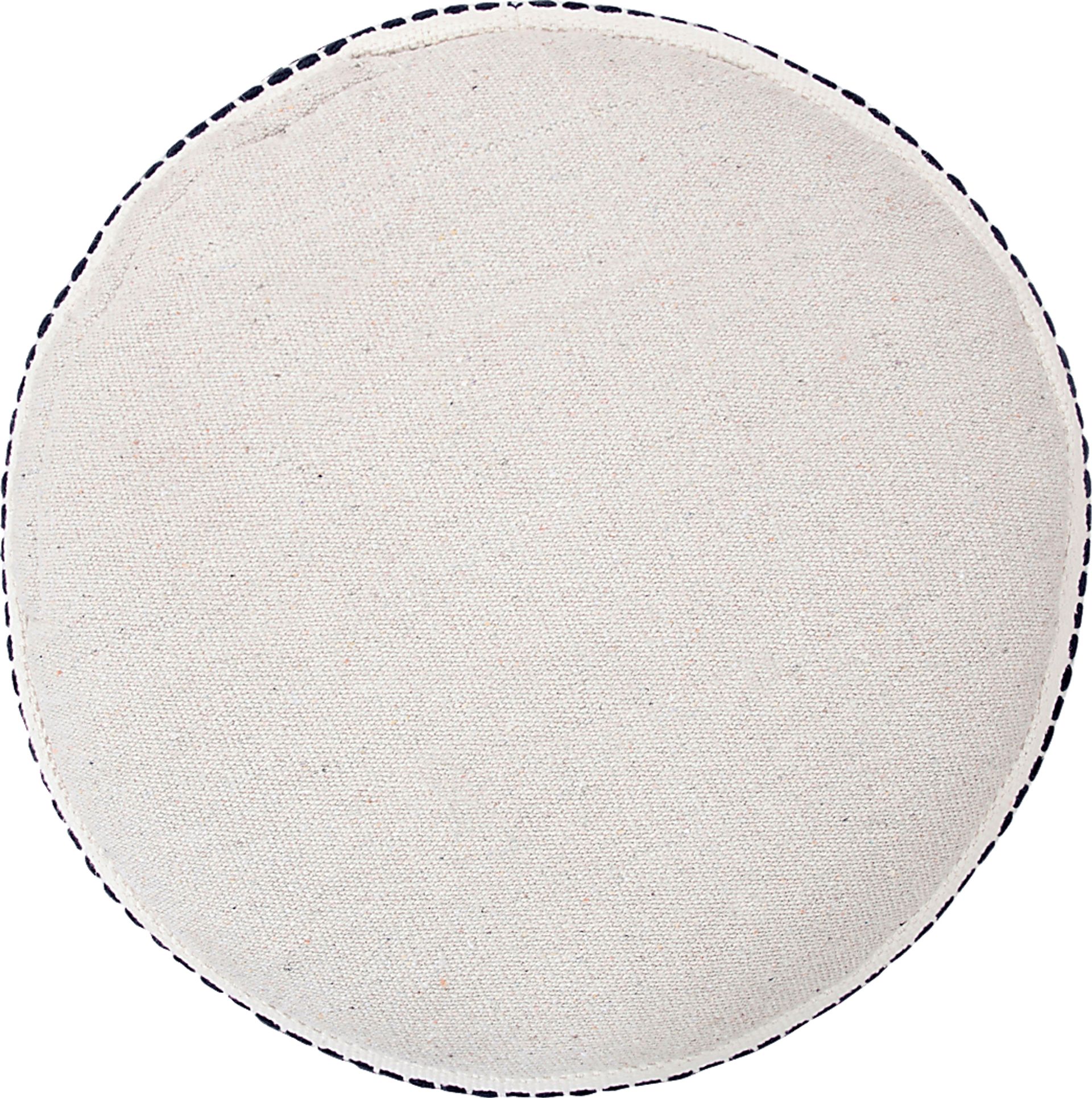 Mursili Navy/Ivory Pouf - Image 6