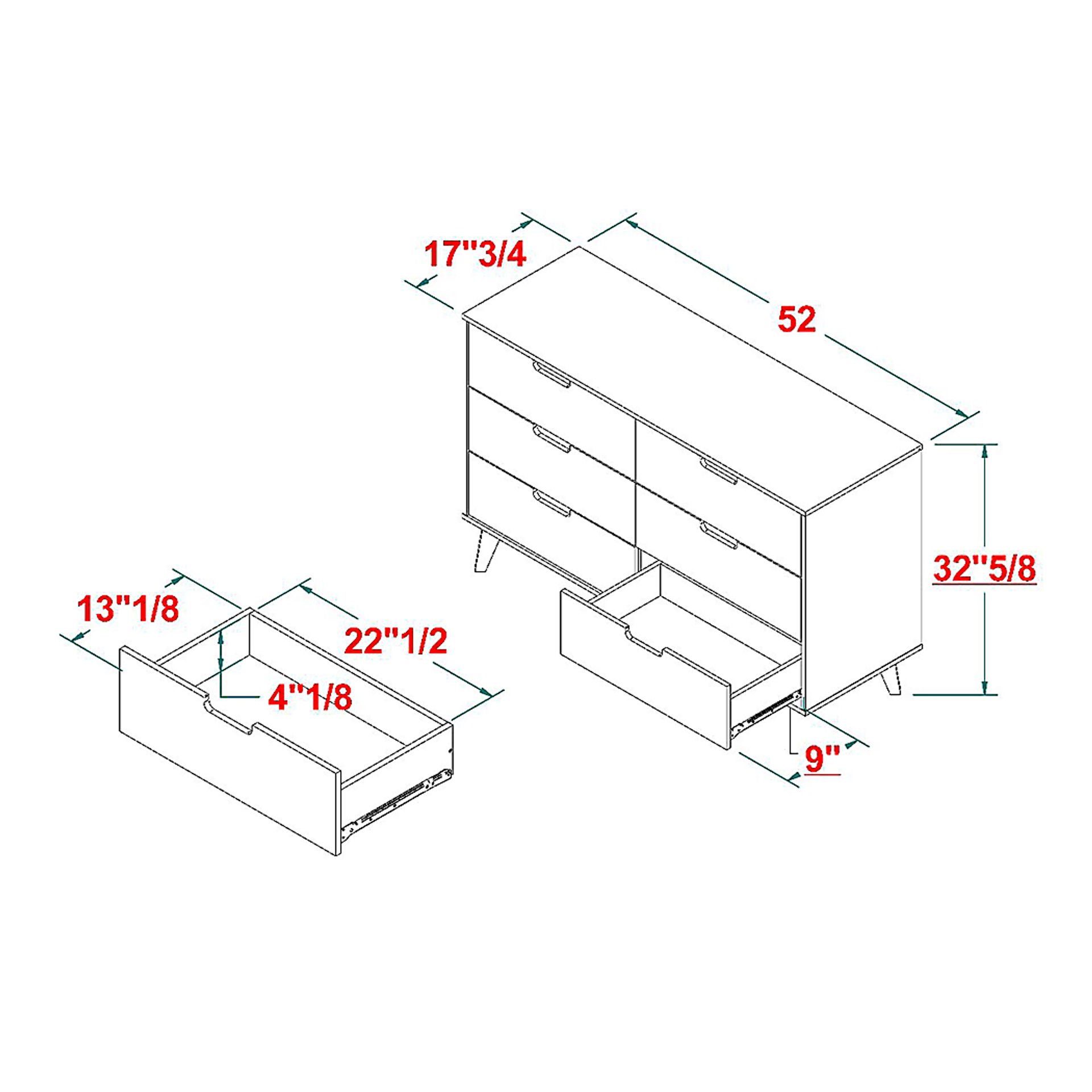 Murylu Brown Dresser - Image 6