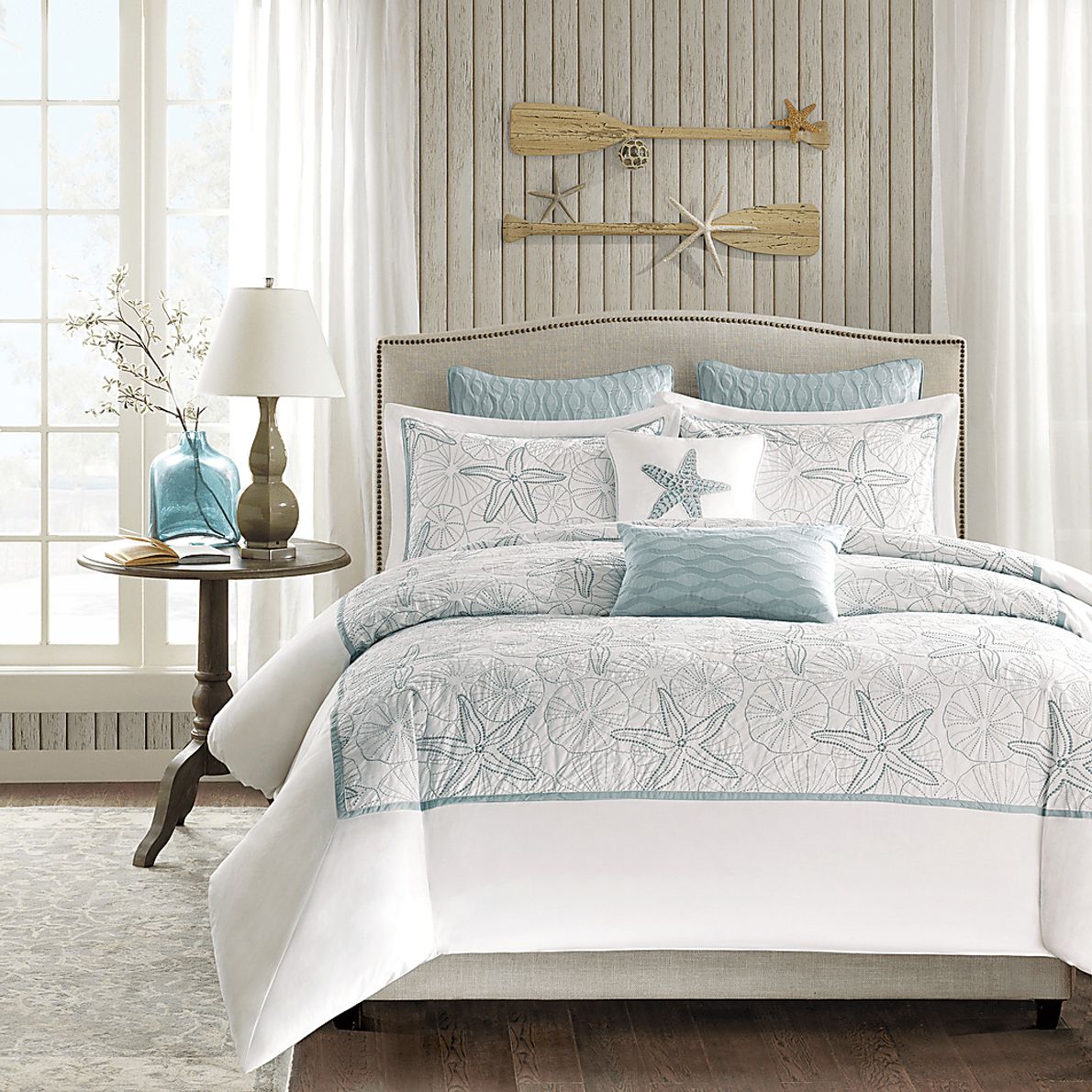 Muscatine White 3 Pc King Duvet Set