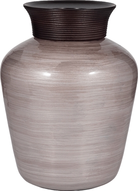 Muskegon Pink 16 in. Glass Vase