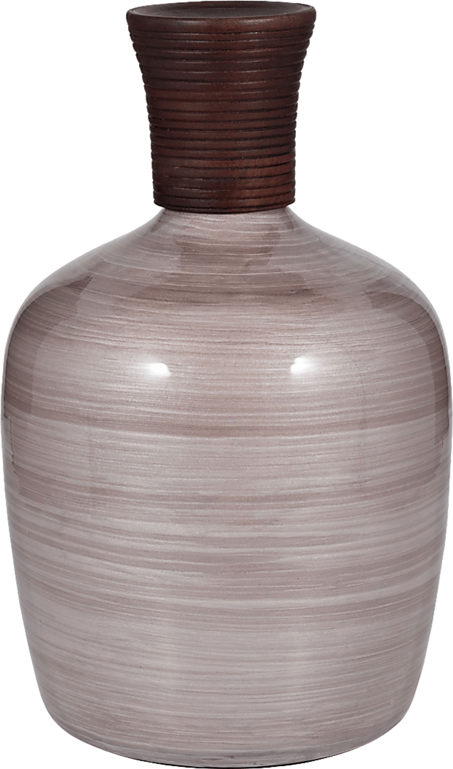 Muskegon Pink 16 in. Glass Vase - Image 1