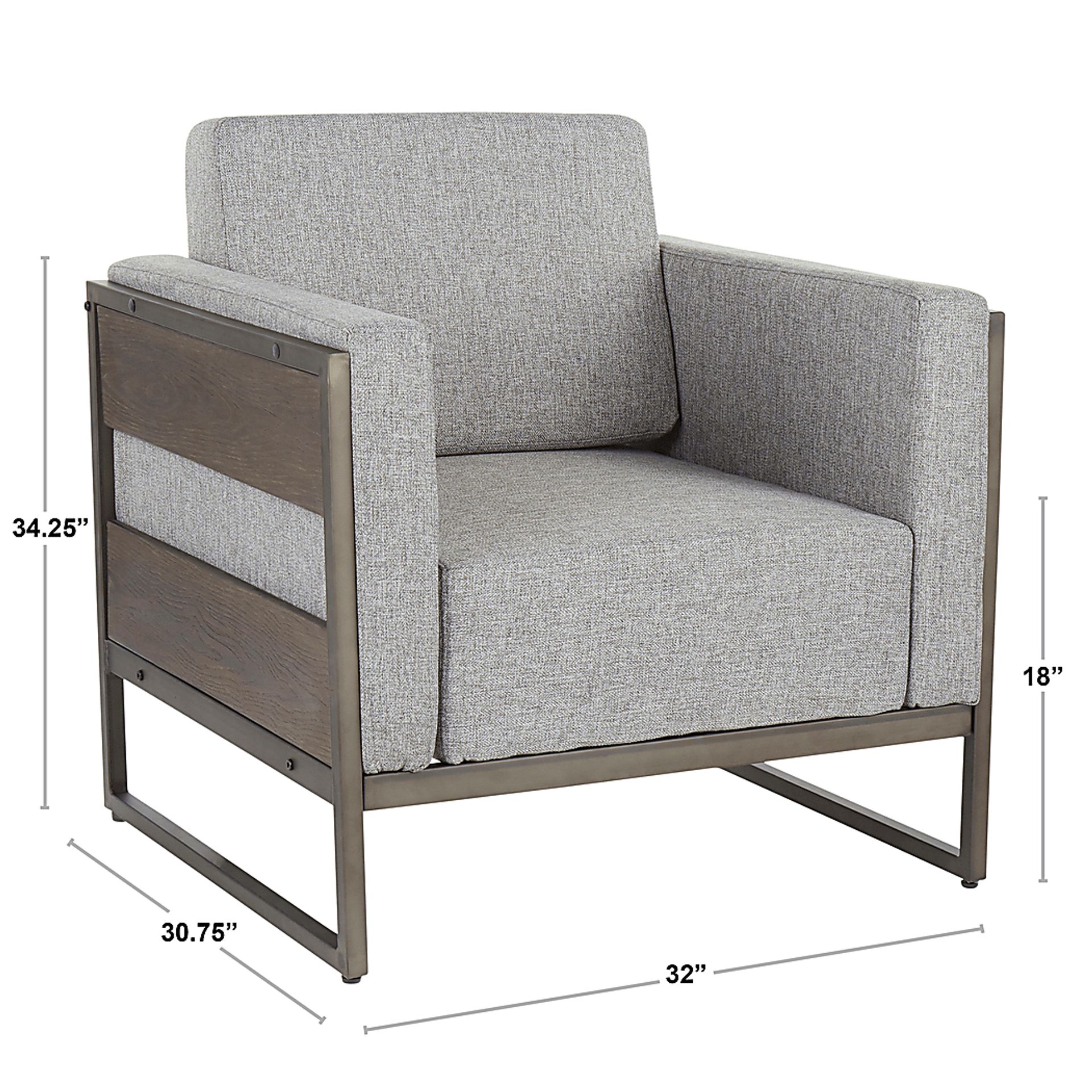 Mustique Brown Accent Chair - Image 10