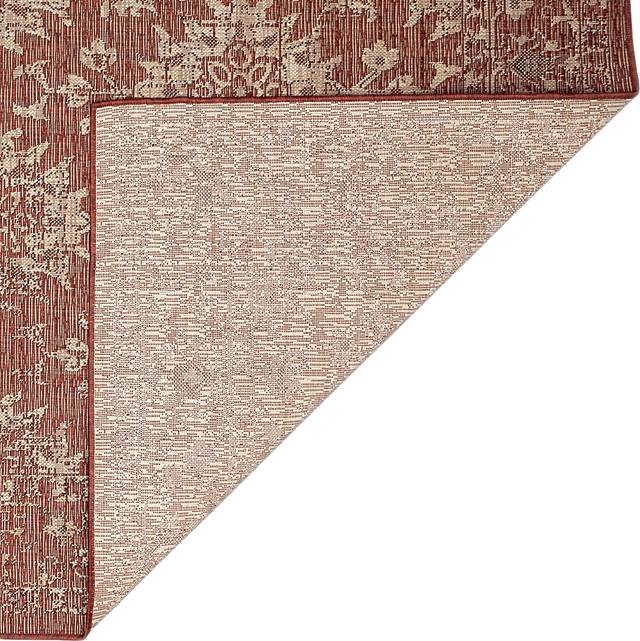Musvista Red 4'10 x 7'6 Indoor/Outdoor Rug - Thumbnail - Image 4