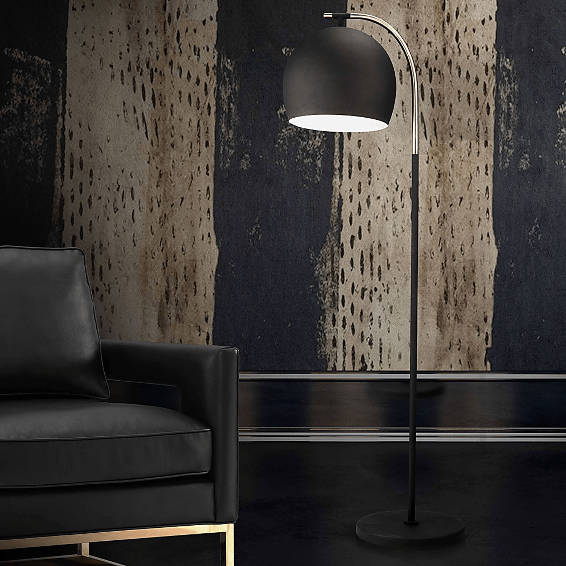 Muxor Black Floor Lamp - Image 4