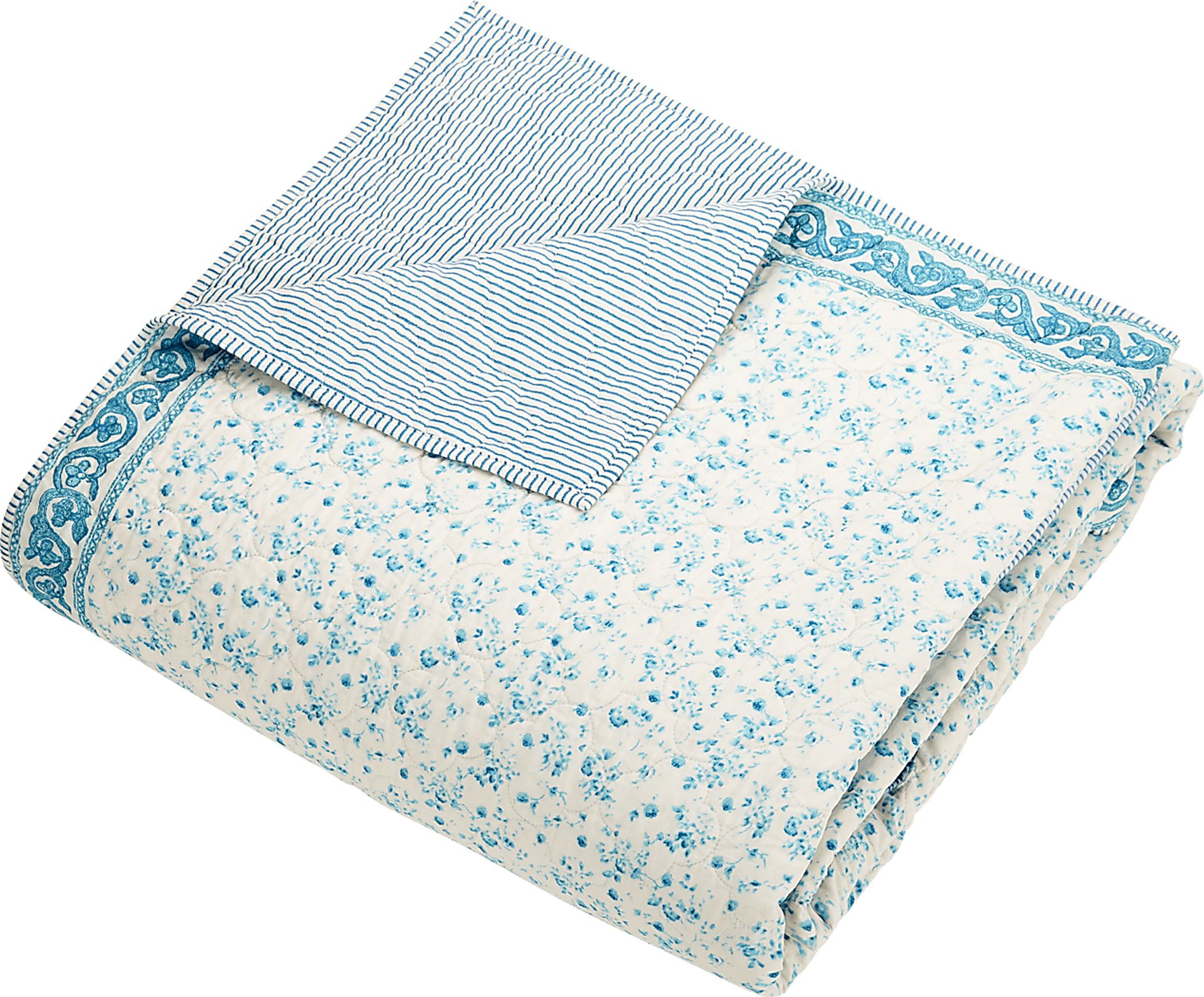 Myari Blue King Quilt | Rooms to Go