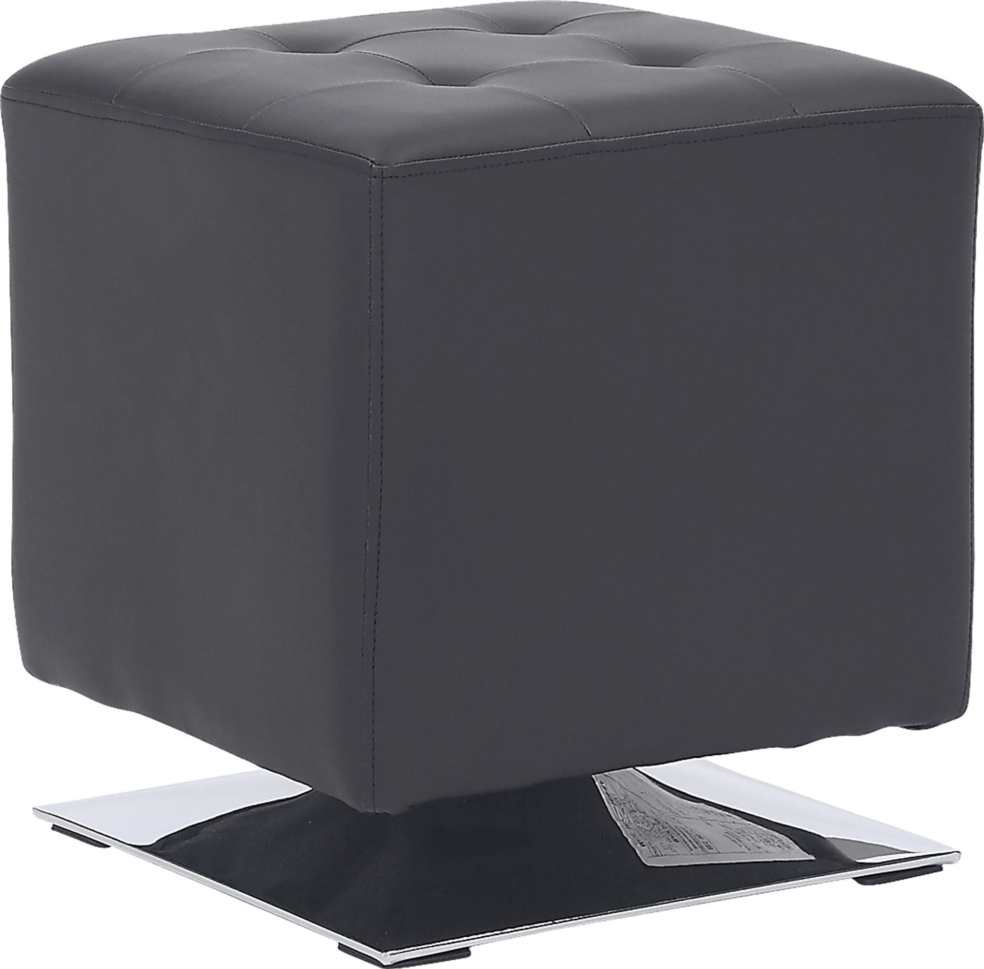 Myasor I Black Accent Ottoman - Image 1