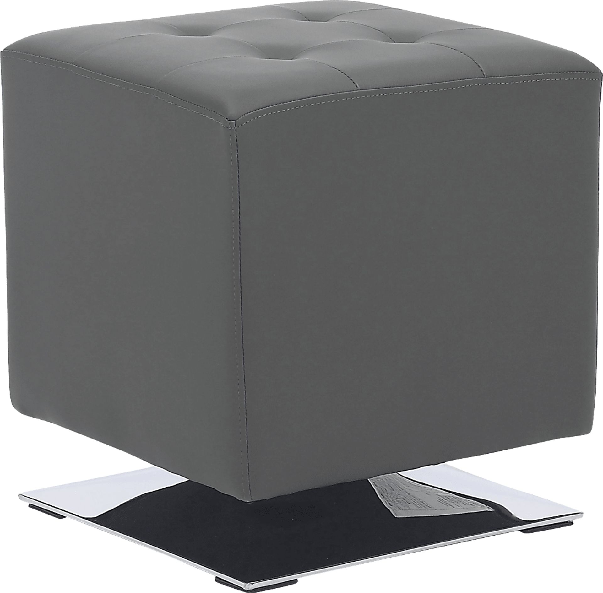 Myasor I Gray Accent Ottoman - Image 1