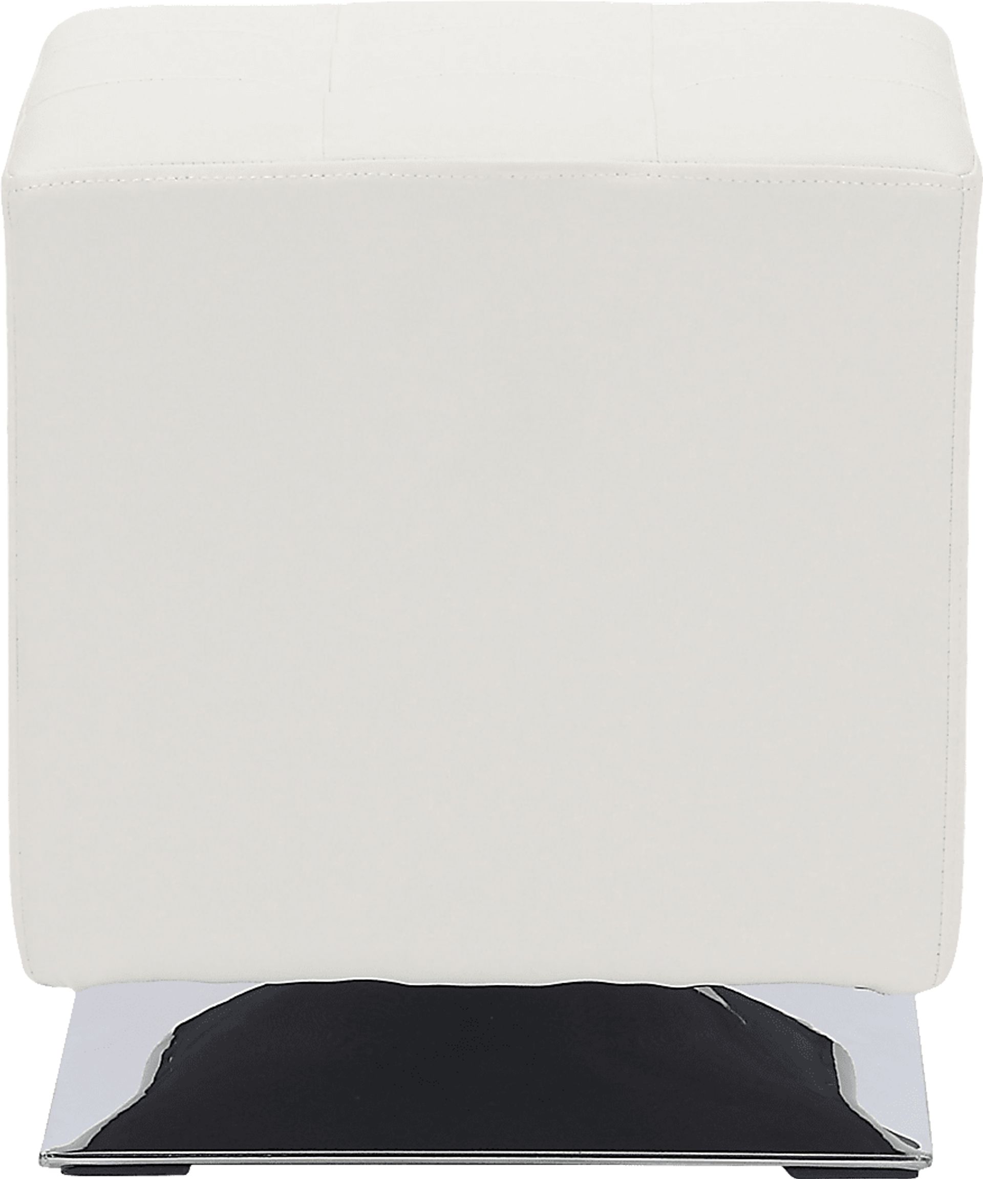 Myasor I White Accent Ottoman - Image 2