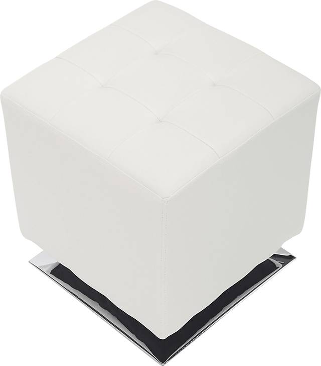 Myasor I White Accent Ottoman - Thumbnail - Image 7